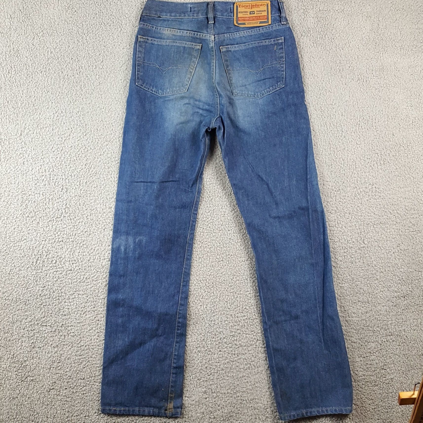 Diesel VINTAGE Diesel Blue Denim Jeans Straight Leg Button Fly Men's Size 28x30 Grunge 90s Rock Size US 28 / EU 44 - 5 Thumbnail