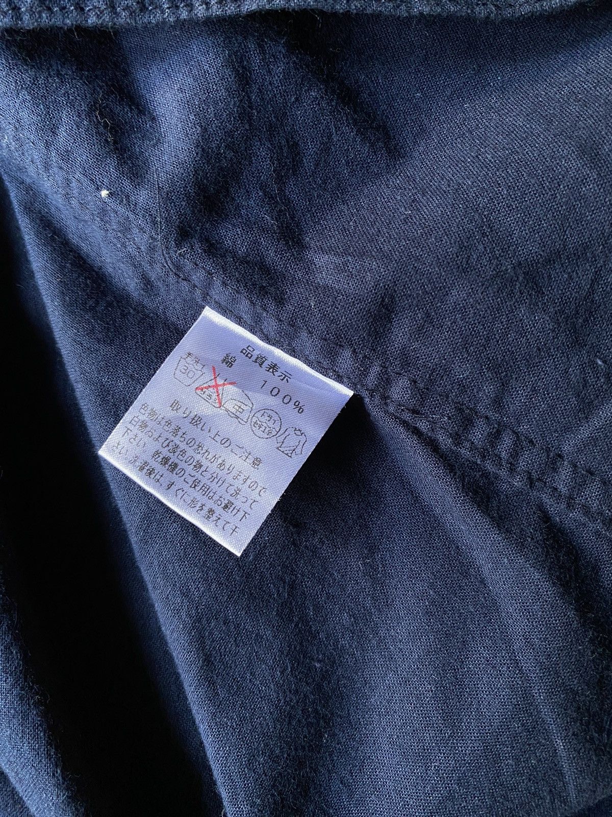 Japanese Brand Sabbatum Dark blue collared shirt Size M / US 6-8 / IT 42-44 - 6 Thumbnail