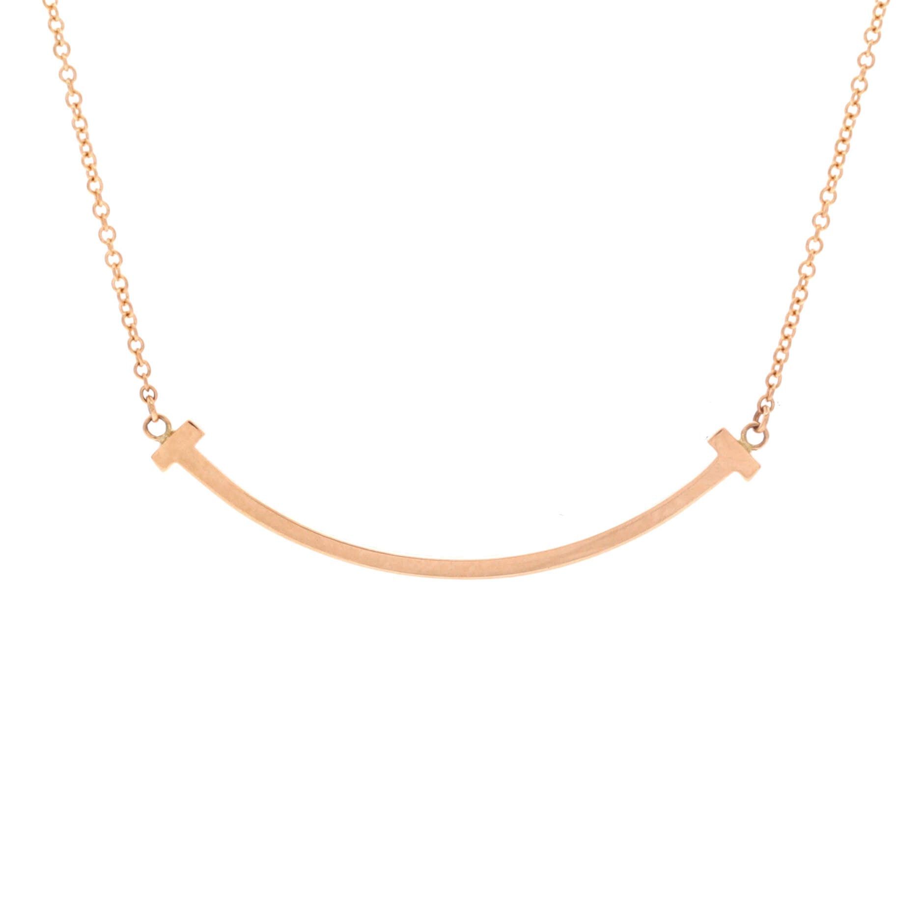 Tiffany & Co. T Smile Pendant Necklace Size ONE SIZE - 1 Thumbnail