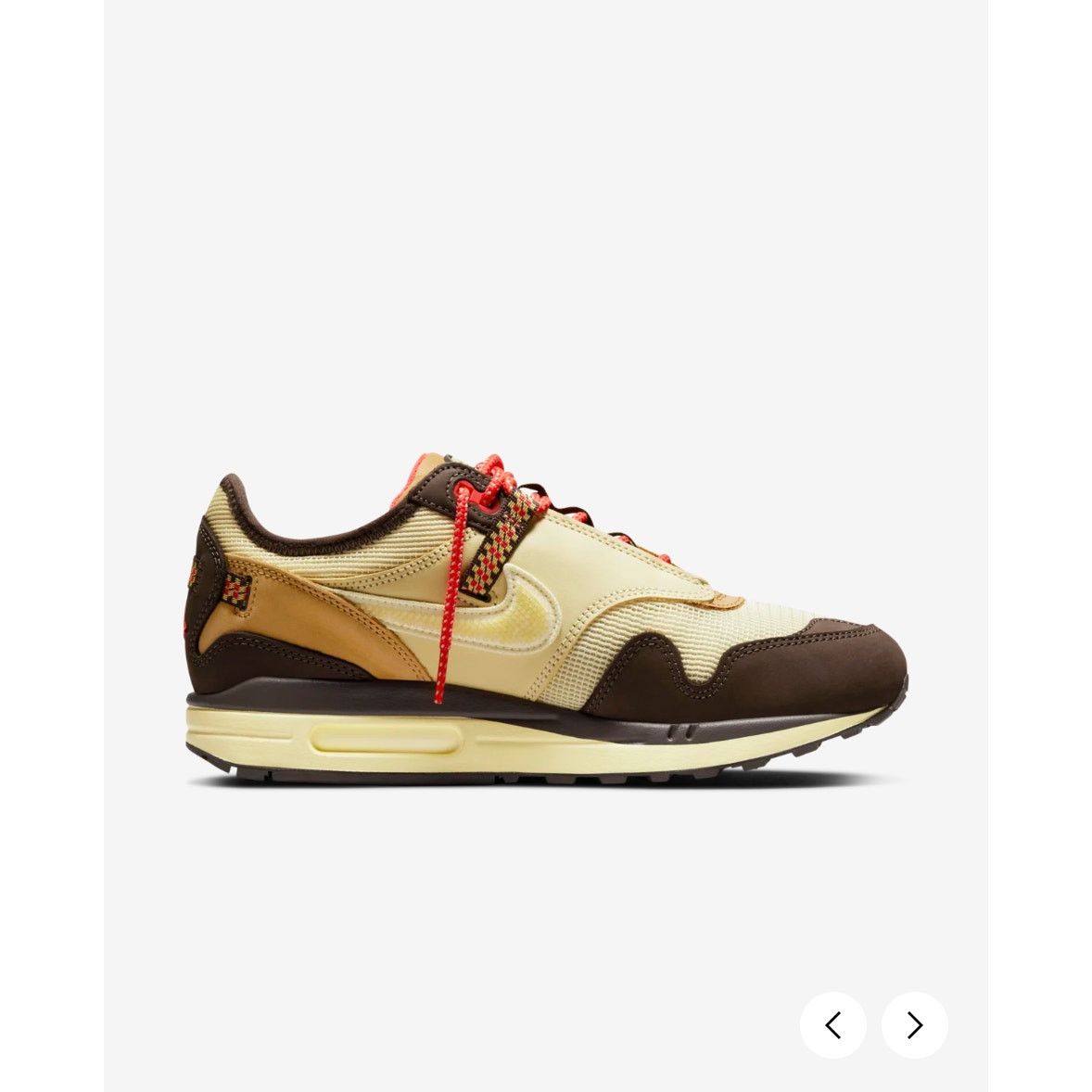 Nike Nike Air Max 1 Travis Scott Cactus Jack Brown Men 5 Wmns 6.5 Size US 5 / EU 37 - 10 Thumbnail