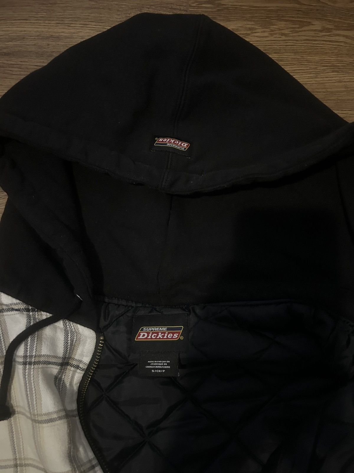 Dickies × Supreme Supreme x Dickies Plaid Hooded Zip Up Size US S / EU 44-46 / 1 - 3 Thumbnail