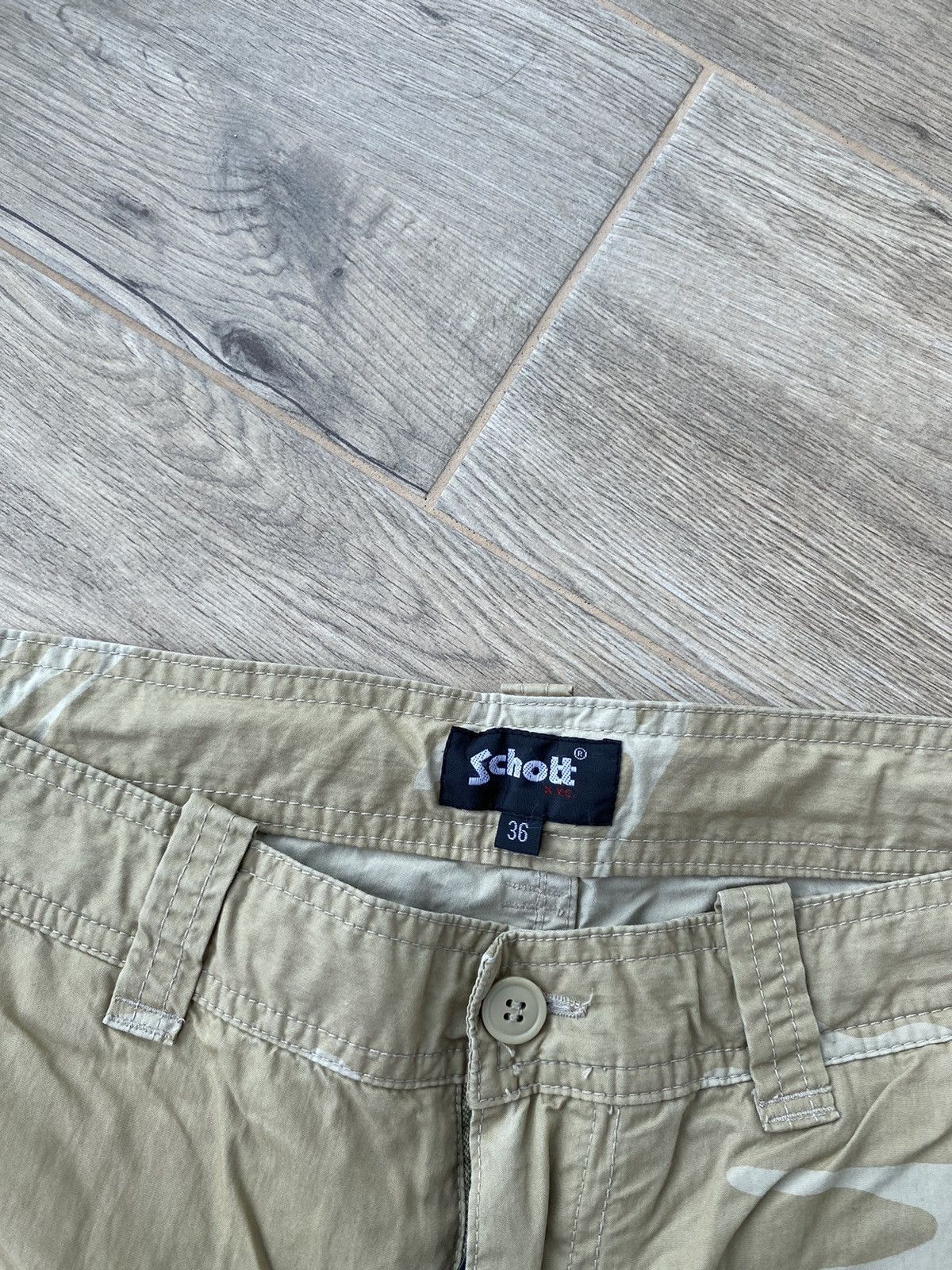 Schott × Vintage Vintage Camo Scott Cargo Pants Size US 36 / EU 52 - 9 Thumbnail