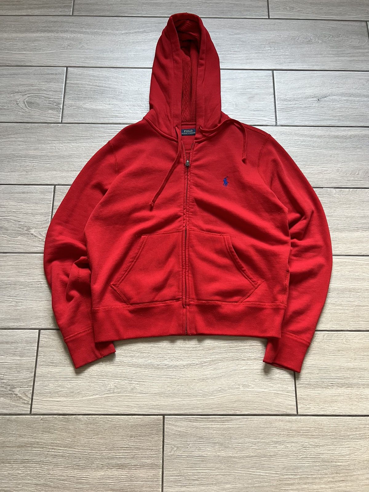 Polo Ralph Lauren × Vintage Vintage Polo Ralph Lauren Zip Up Hoodie 90s Y2K Size US L / EU 52-54 / 3 - 2 Thumbnail