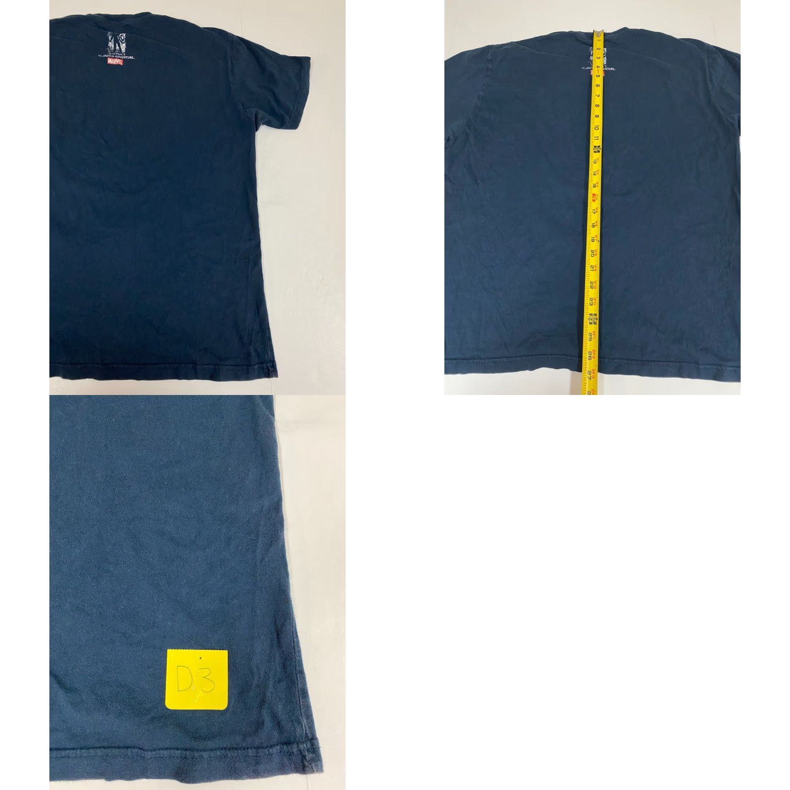 Vintage Marvel Captain America Mens Shirt XL Blue Short Sleeve Crew Neck T-Shirt Logo Stretch Cotton Spandex Regular Size US XL / EU 56 / 4 - 8 Thumbnail