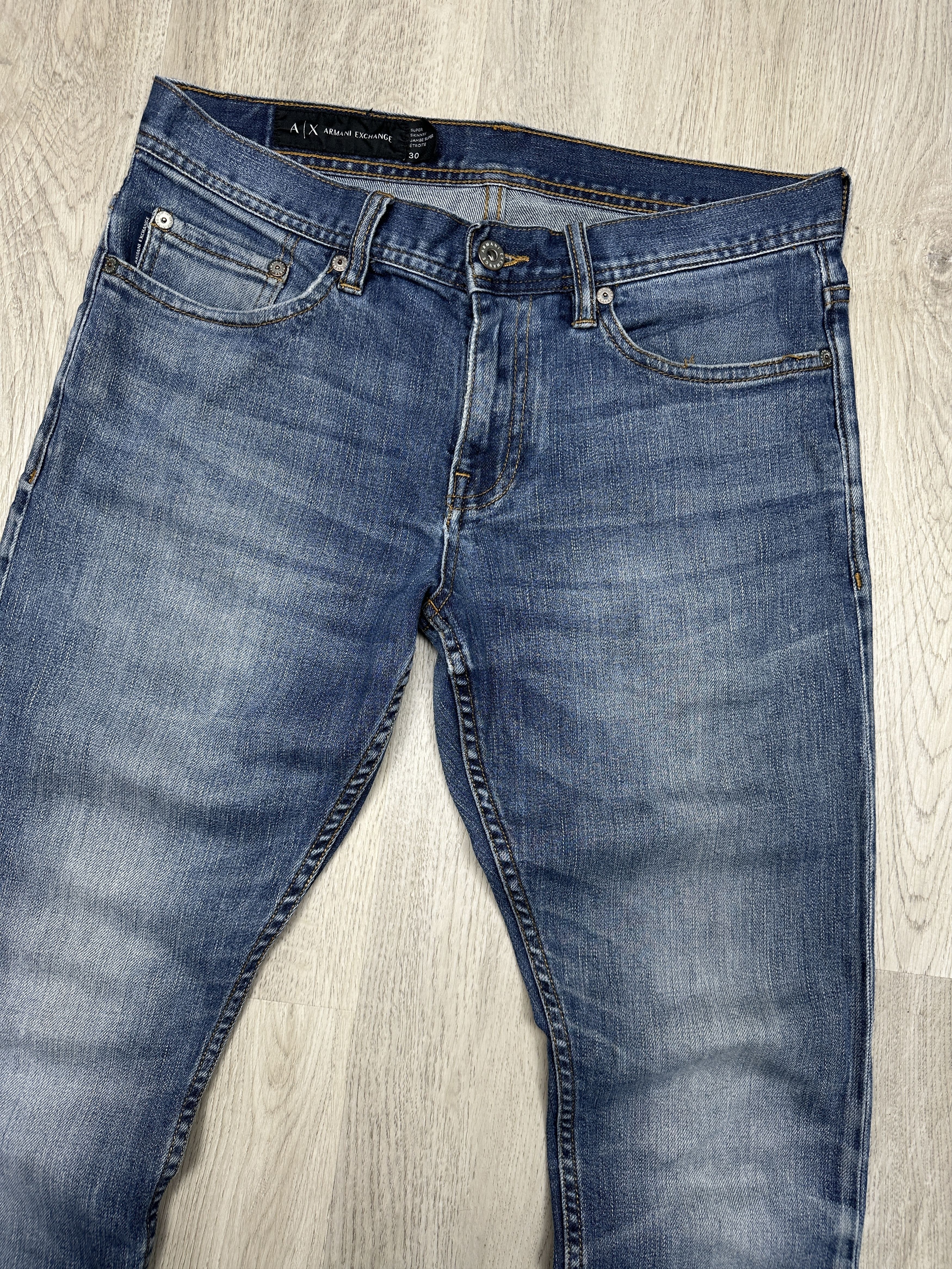 Armani Armani Exchange Mens Denim Pants Skinny Jeans Size US 30 / EU 46 - 6 Thumbnail