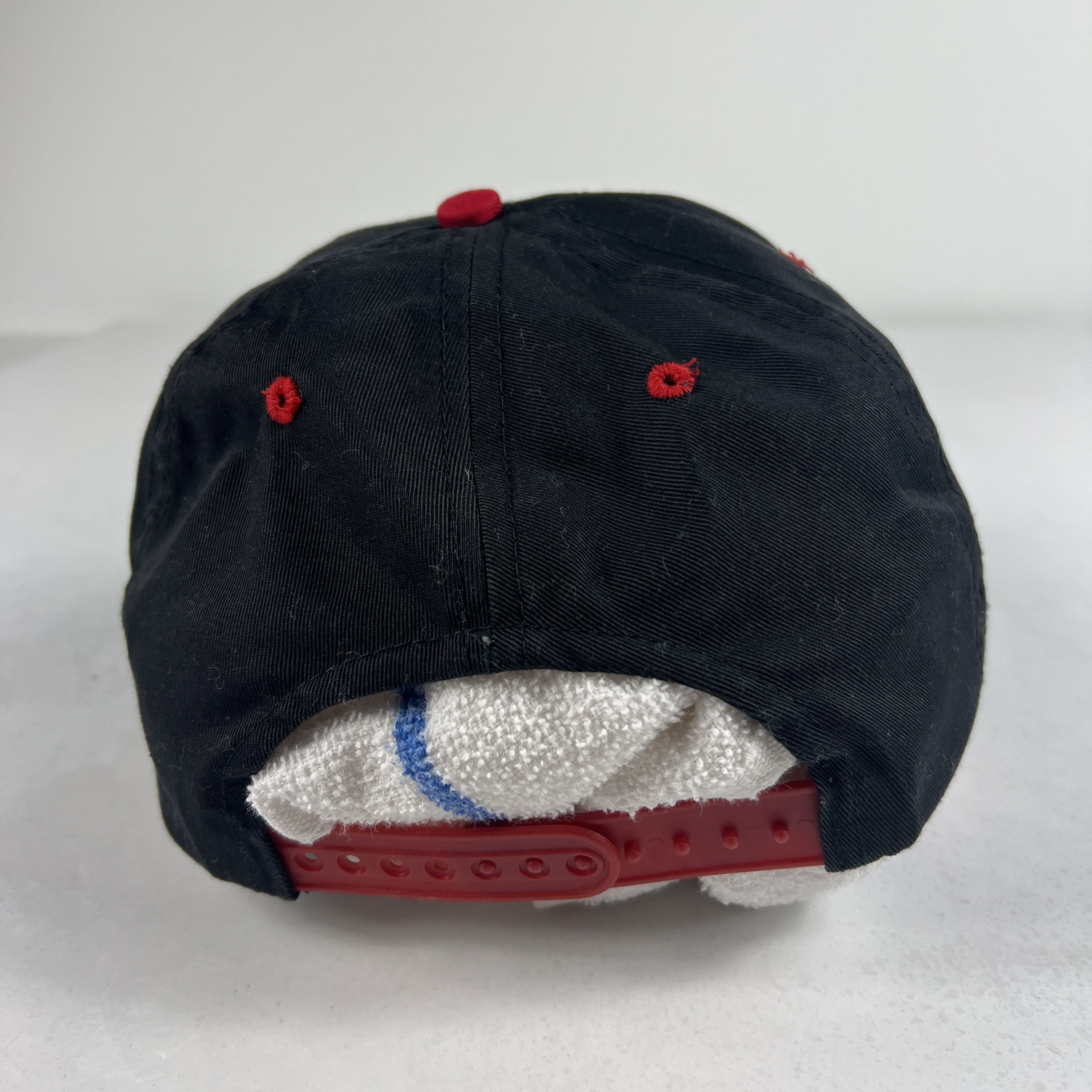 Drew Pearson × NBA × Vintage VTG 90s Drew Person NBA Chicago Bulls Snap Back Hat BlackCap Size ONE SIZE - 8 Thumbnail