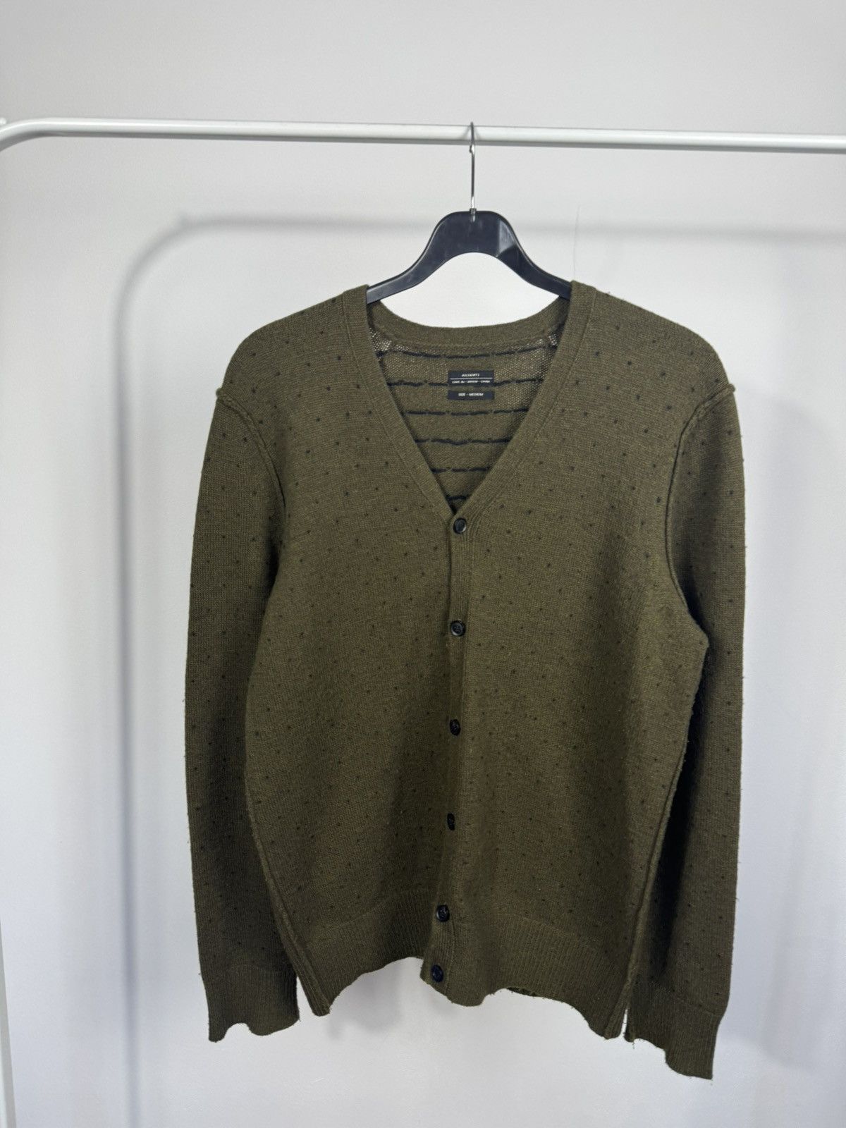 Allsaints AllSaints Hexen Wool Blend Button Cardigan Sweater Medium Size M / US 6-8 / IT 42-44 - 2 Thumbnail