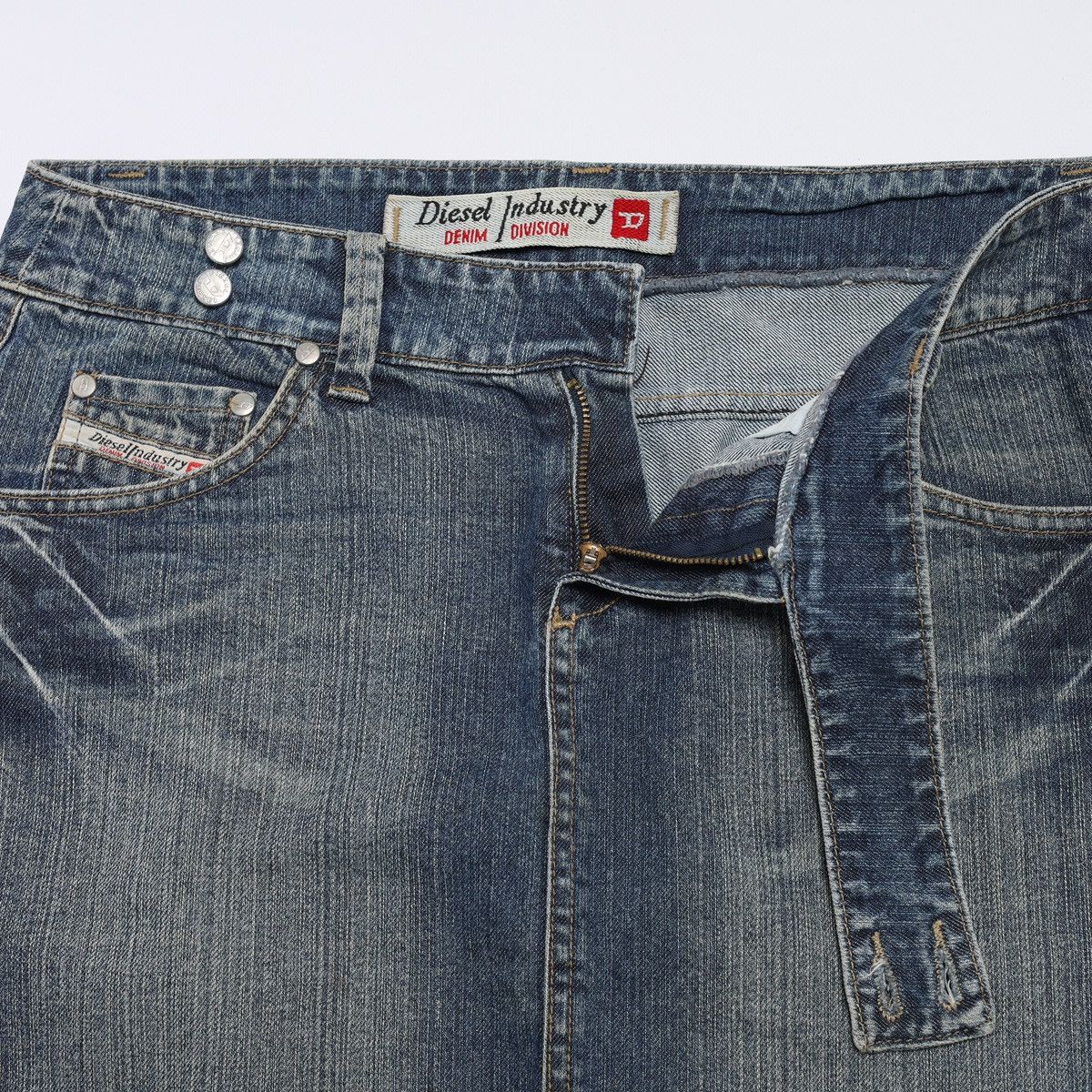 Diesel Diesel Industry Denim Jeans Vintage y2k Skirt Mid Length Size 29" - 8 Thumbnail