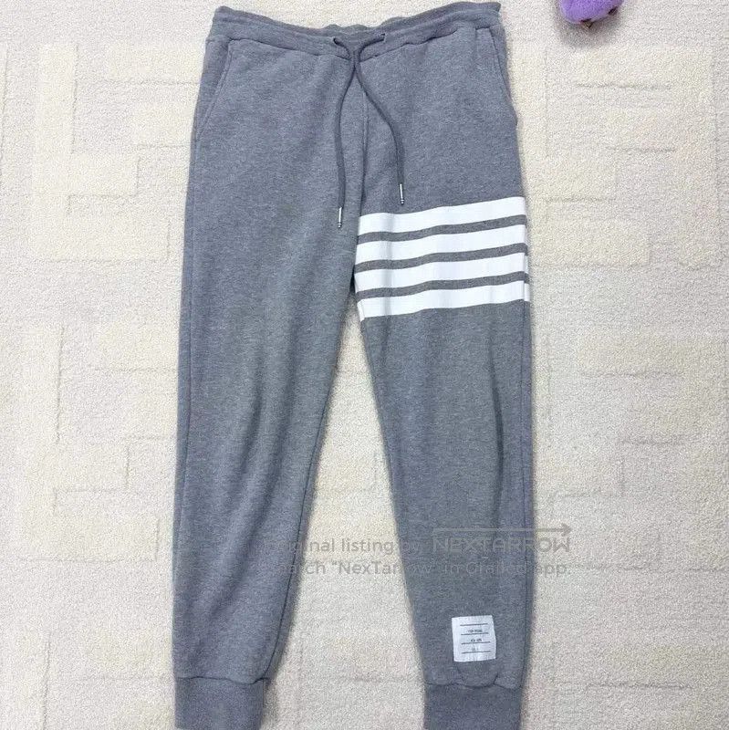 Thom Browne Thom Browne Gray Casual Pants for Men . Size US 26 / EU 42 - 1 Thumbnail