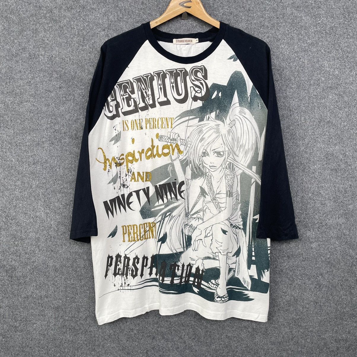 Affliction × JNCO × Japanese Brand Y2K Strange Heaven Jnco Southpole Style Hip Hop Style 3QR Te Size US XXL / EU 58 / 5 - 1 Thumbnail