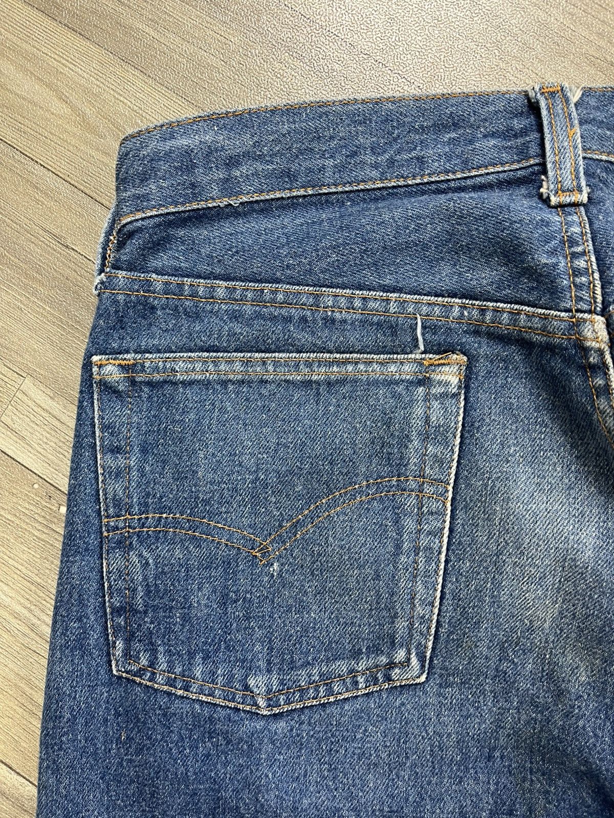 Levi's Vintage Clothing 🇺🇸1980s Vintage Levis 501 30x36 Straight Leg Blue Jeans Size US 30 / EU 46 - 16 Thumbnail