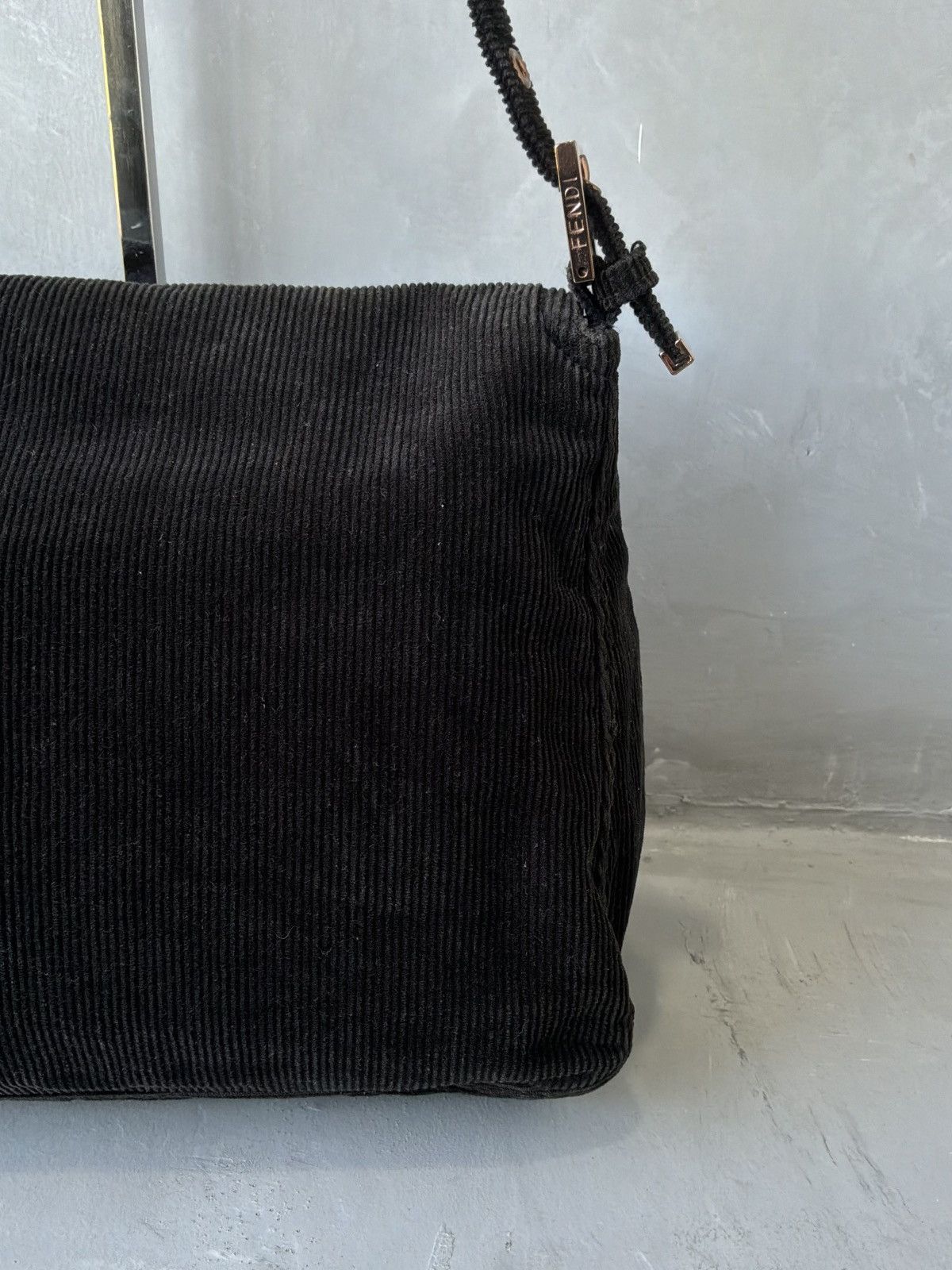 Fendi 2000s Fendi - Curdoroy on Copper Hardware Mamma Baguette Bag Size ONE SIZE - 15 Thumbnail