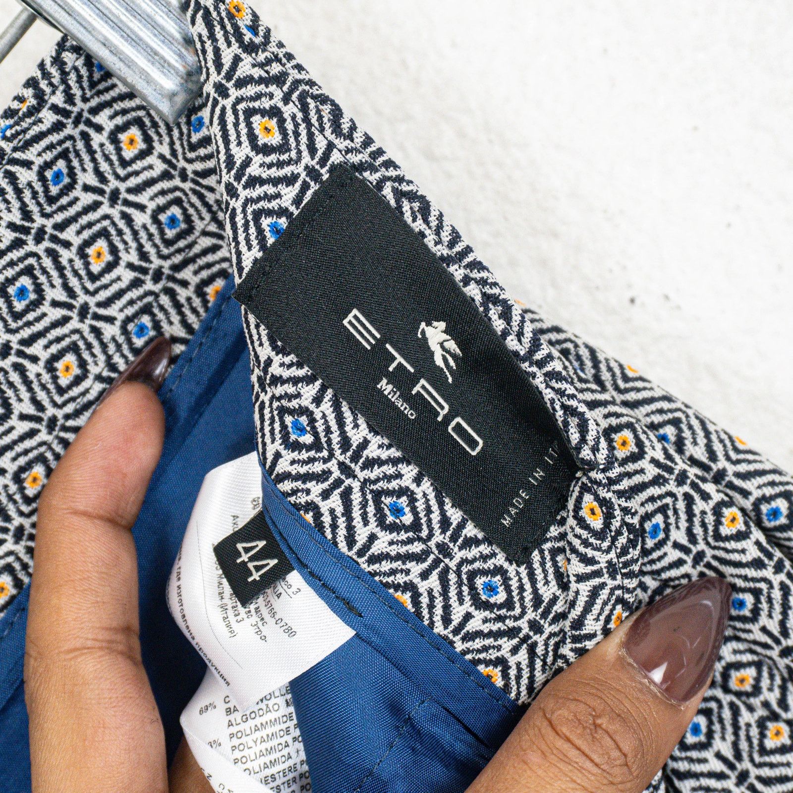 Etro ETRO Milano Women's High-Rise Printed Slim Pants size 44 32w Size 30" / US 8 / IT 44 - 3 Thumbnail