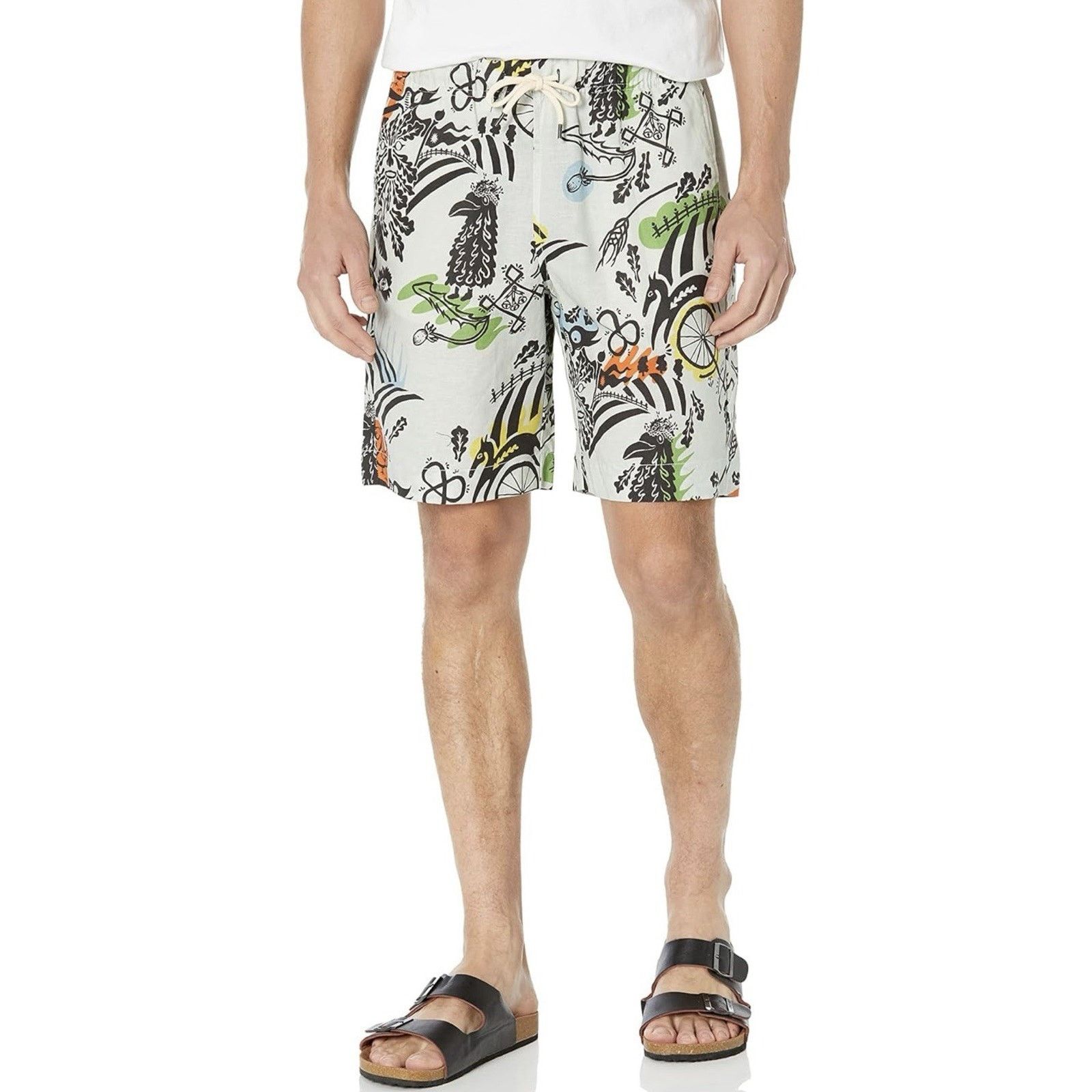 Paul Smith NWT $175 Paul Smith Men’s Linen Cotton Shorts. XL. Size US 36 / EU 52 - 1 Thumbnail