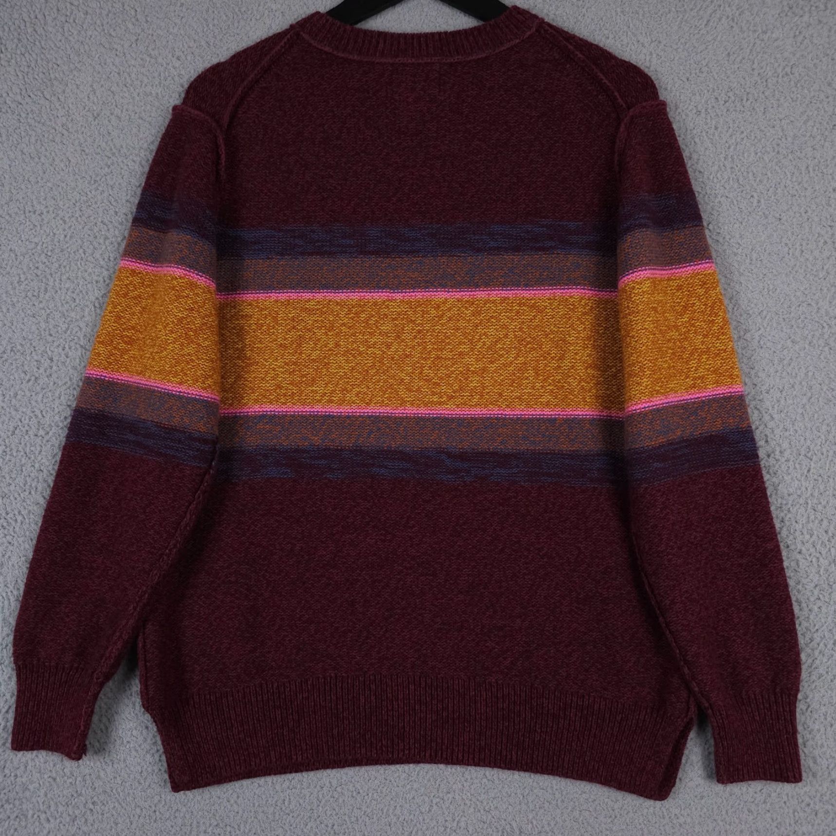 Urban Outfitters BDG Sweater Womens Small Red Oaklyn Oversized Crew Neck Pullover Size S / US 4 / IT 40 - 2 Thumbnail