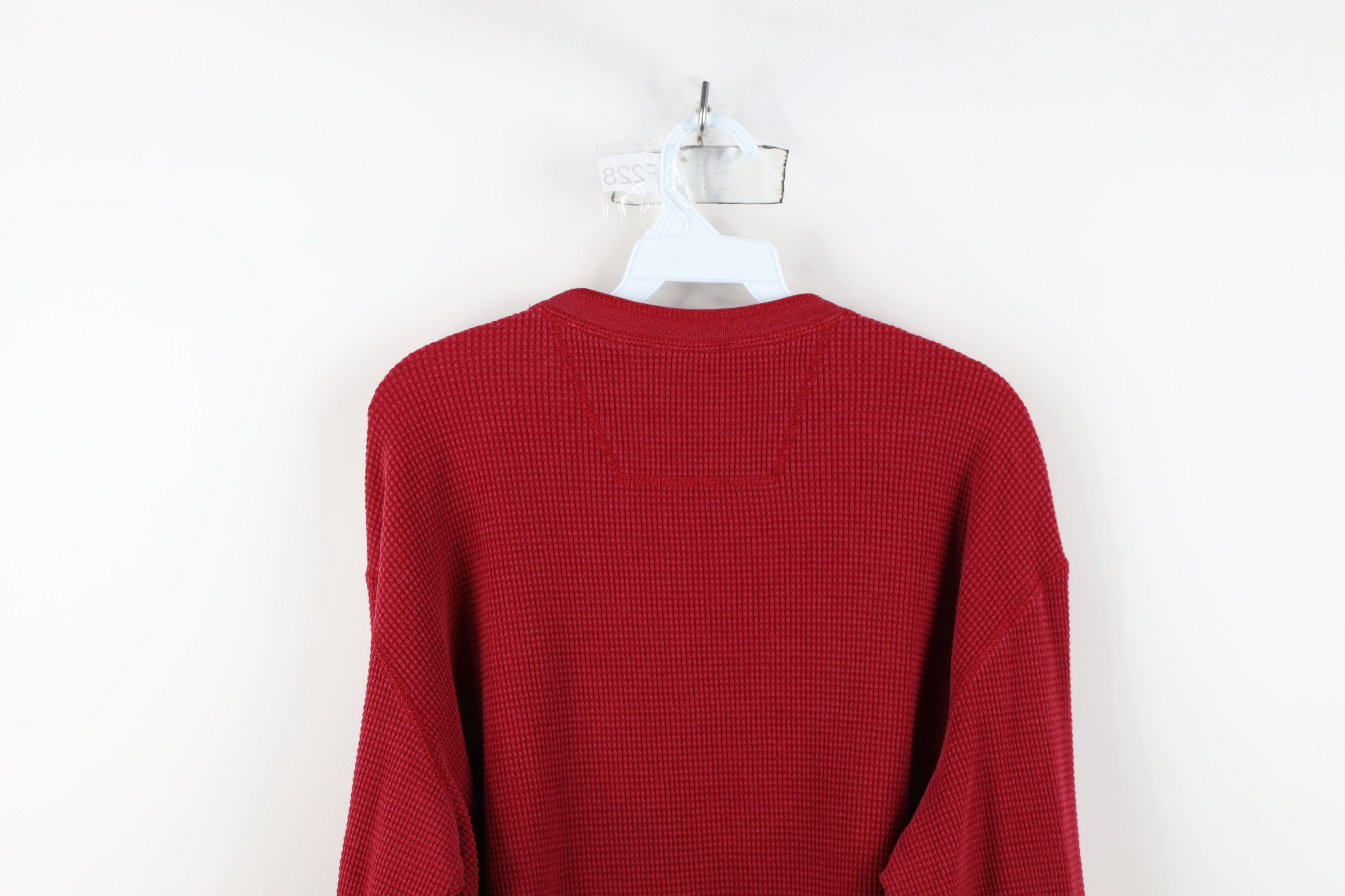 Eddie Bauer Vintage Eddie Bauer Blank Thermal Waffle Knit Henley T-Shirt Size US L / EU 52-54 / 3 - 11 Thumbnail