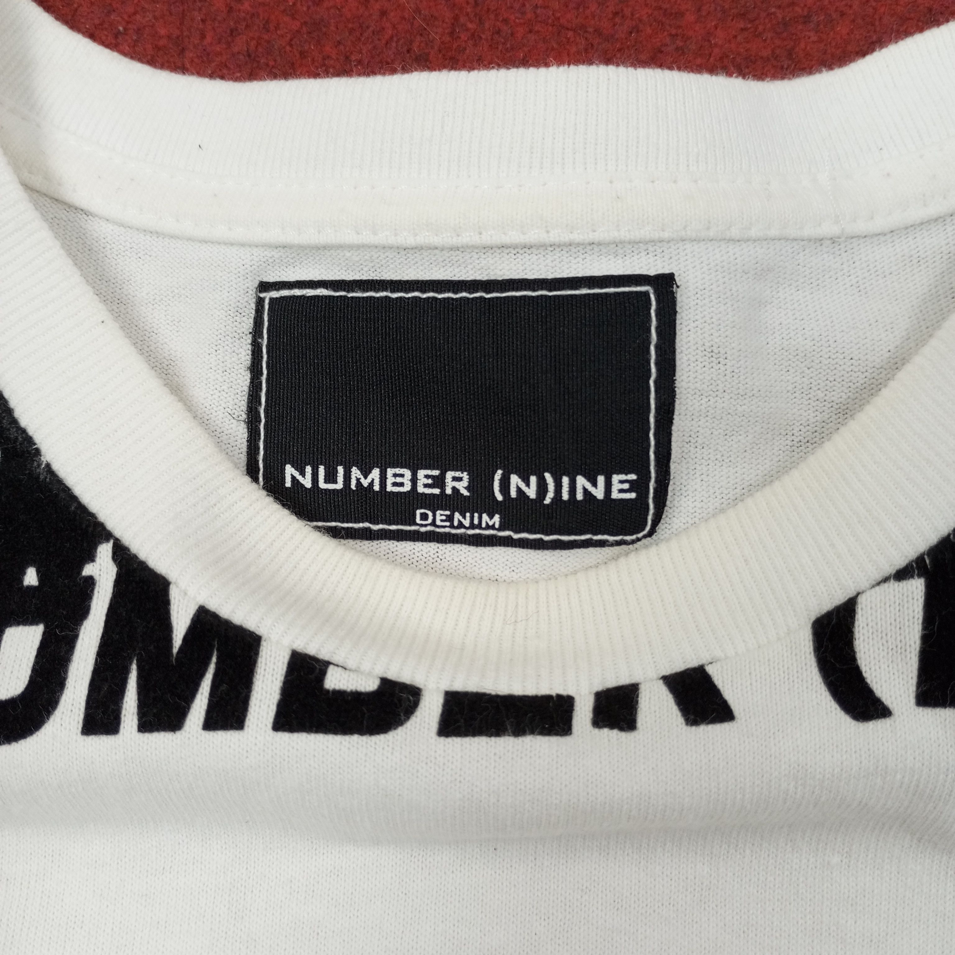 Number (N)ine Number Nine Denim Japanese Brand Tshirt c239n13 Size US M / EU 48-50 / 2 - 9 Thumbnail