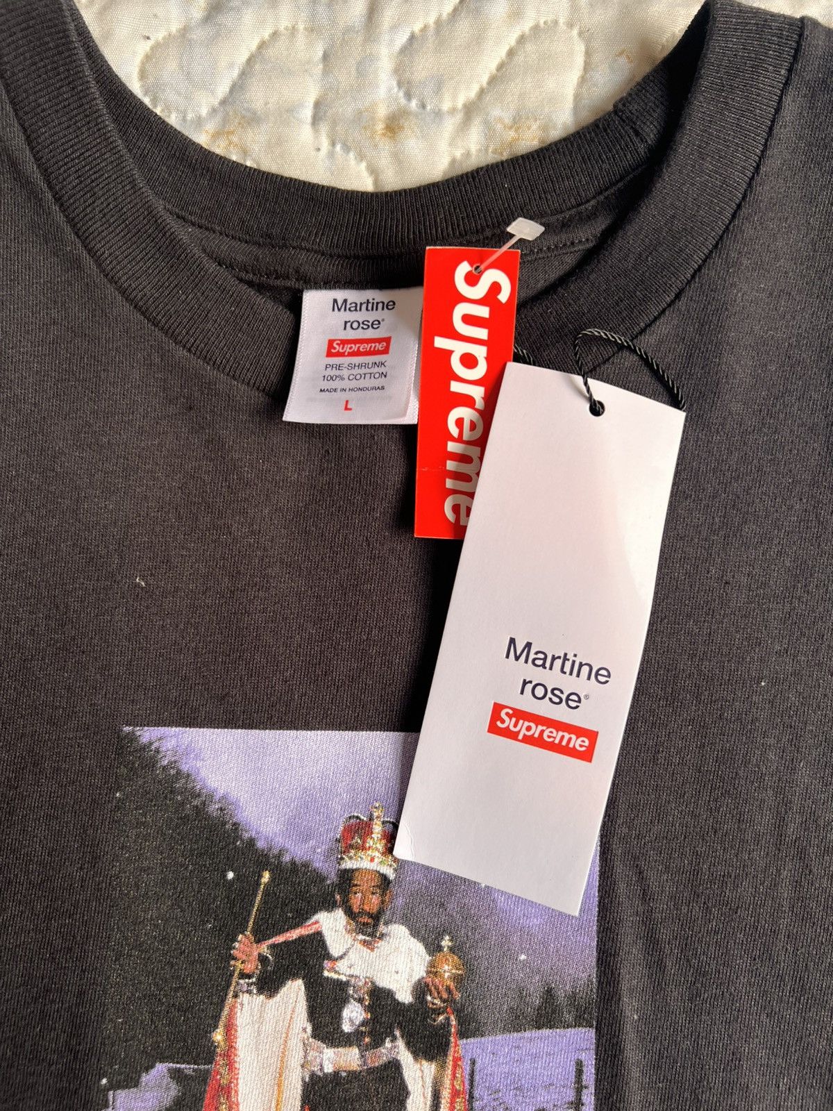 Martine Rose × Supreme L Supreme x Martine Rose Lee Scratch Perry tee Tshirt black Size US L / EU 52-54 / 3 - 18 Thumbnail