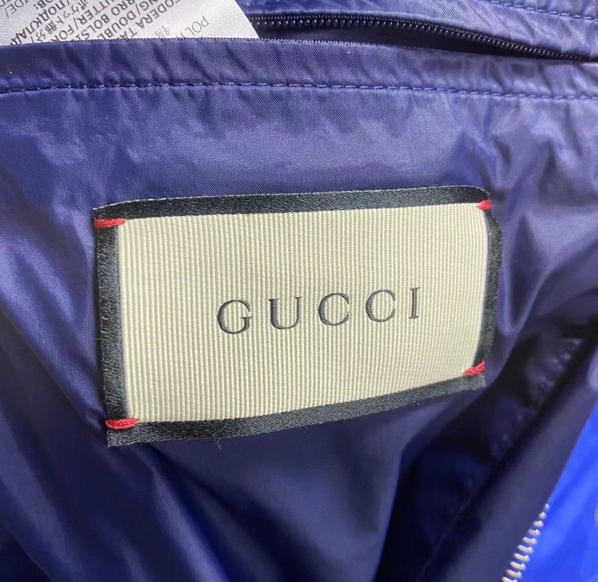 Gucci Gucci Blue Stitching Embroidery Down Jacket 2502-Nextarrow Size US L / EU 52-54 / 3 - 3 Thumbnail