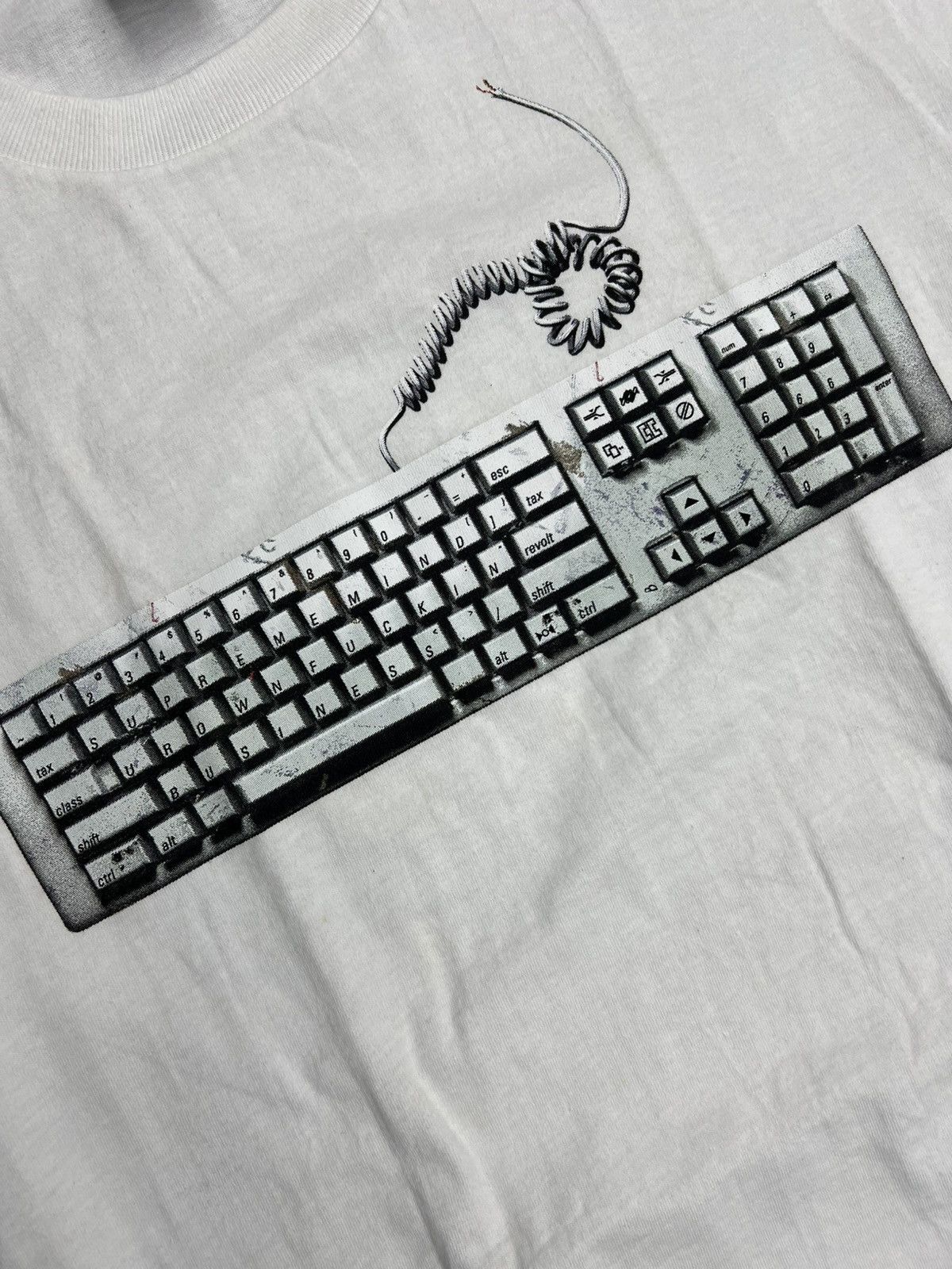 Supreme Supreme Keyboard T-Shirt Size US S / EU 44-46 / 1 - 2 Thumbnail