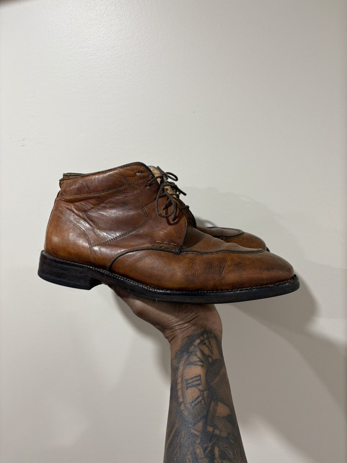 Vintage Vintage Leather Boots Size US 10 / EU 43 - 1 Thumbnail