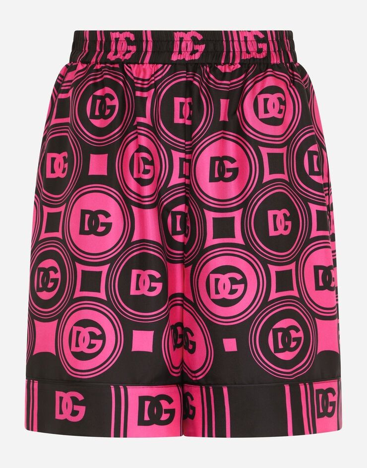 Dolce & Gabbana o1y0925 Short in Fuchsia/Black Size 25" / US 0 / IT 36 - 1 Thumbnail