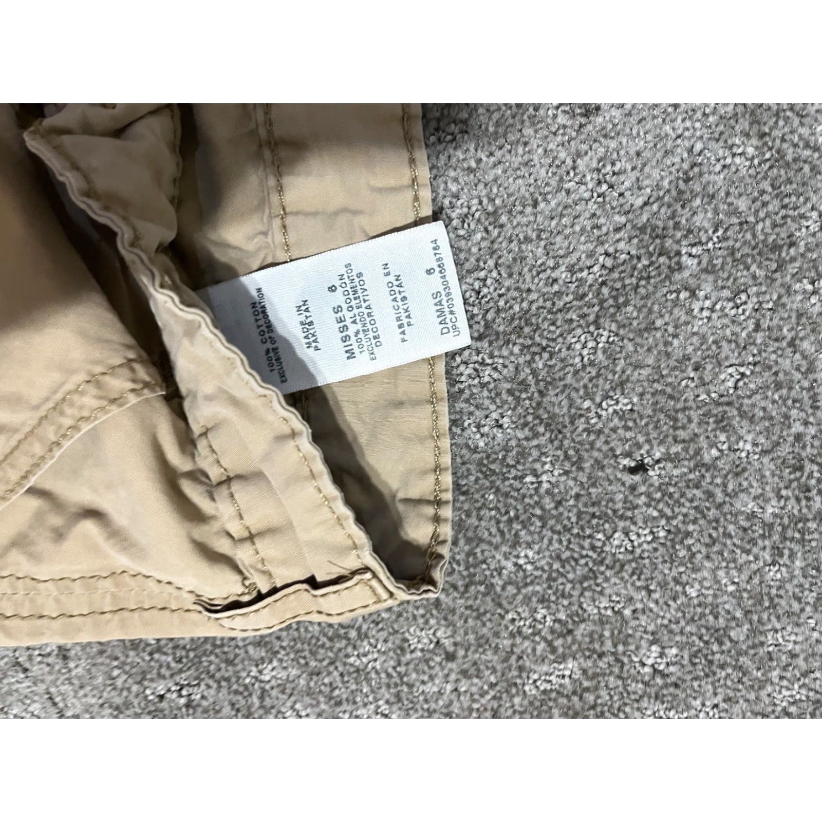 Levi's Levi's Signature Shorts Women 8 Beige 5-Pocket Cotton Spandex Mid Rise Casual Womens Size 30" / US 8 / IT 44 - 2 Thumbnail