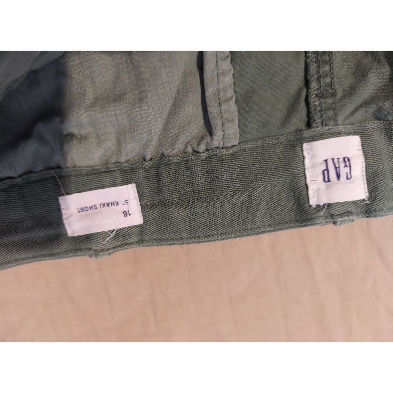 Gap Womens Green Gap Shorts 16 Cotton Chino Size 38" / US 16 / IT 52 - 3 Thumbnail
