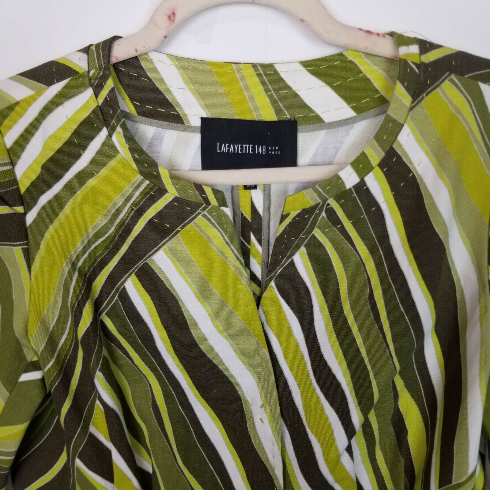 Lafayette 148 Lafayette 148 New York Womens Artsy Blazer Size 6 Snap Size M / US 6-8 / IT 42-44 - 2 Thumbnail