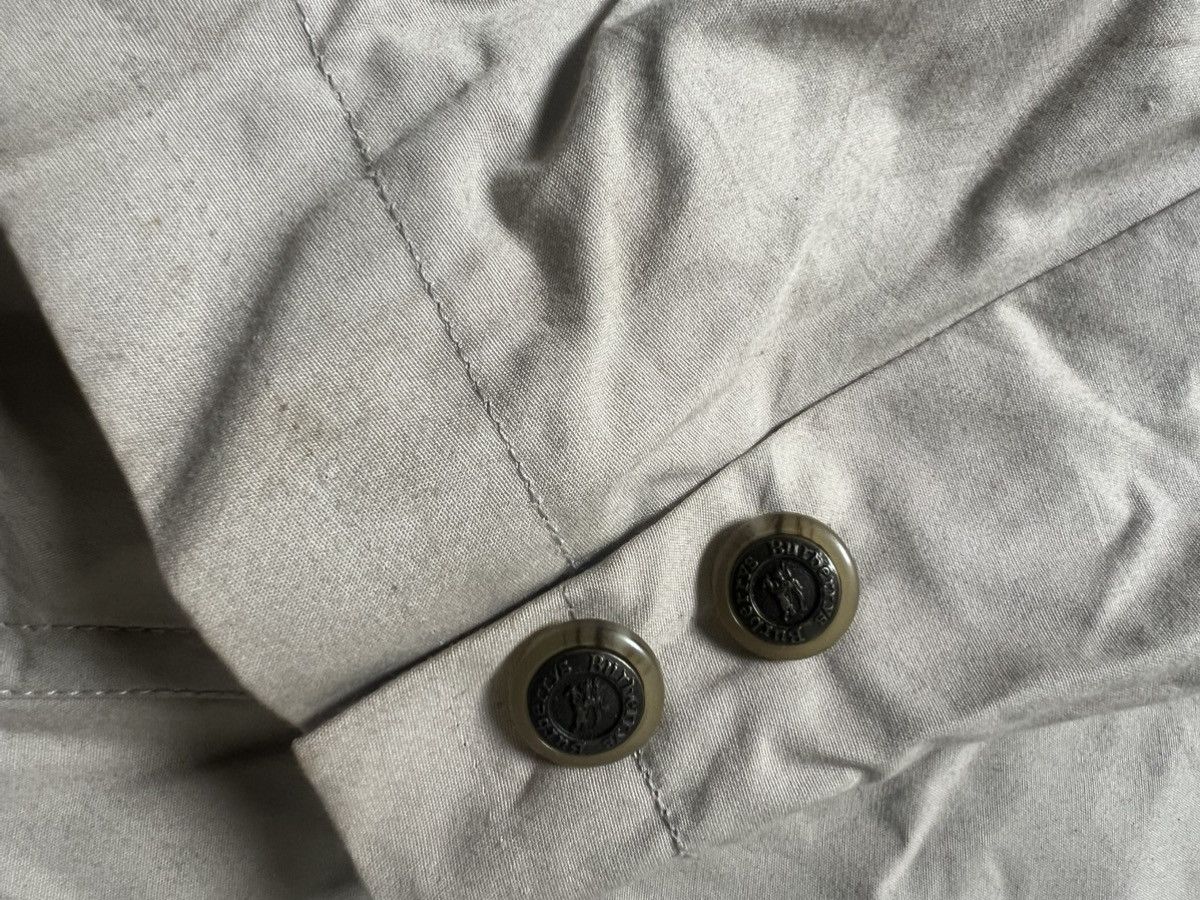Burberry Vintage Burberry's Cotton Twill Blazer Jacket Beigepit 22.5’ Size US M / EU 48-50 / 2 - 10 Thumbnail