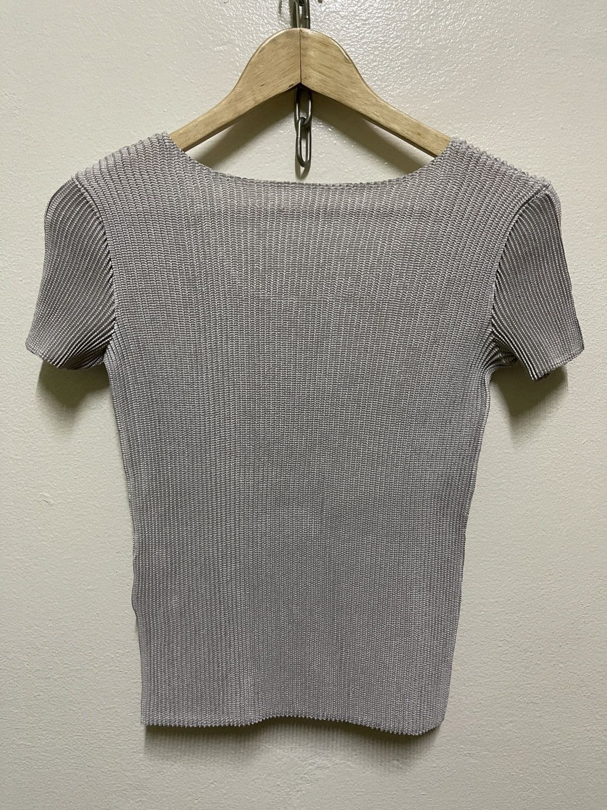 Japanese Brand Specchio Pleats T Shirt Size S / US 4 / IT 40 - 7 Thumbnail