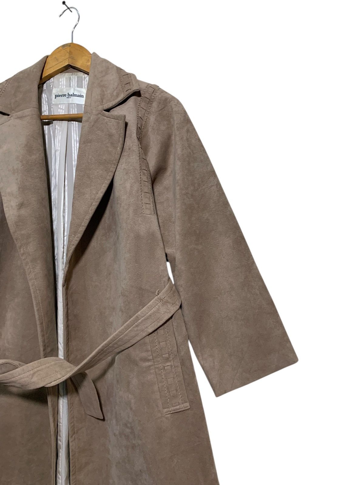 Balmain × Pierre Balmain 🔥PIERRE BALMAIN MOLESKIN ROBE STYLE Size US M / EU 48-50 / 2 - 3 Thumbnail