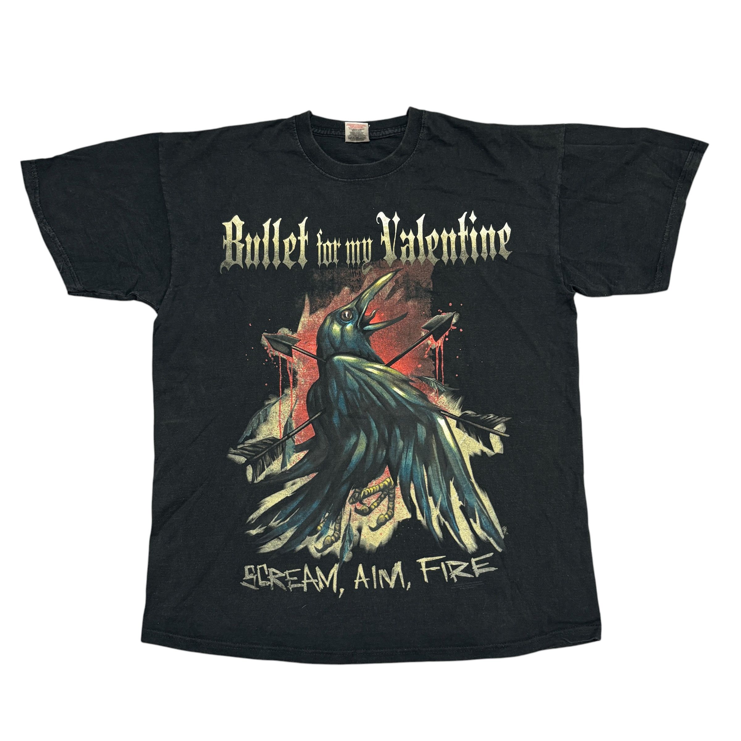Band Tees Vintage Bullet For My Valentine Shirt Y2K Metalcore Band Tee Size US L / EU 52-54 / 3 - 1 Thumbnail