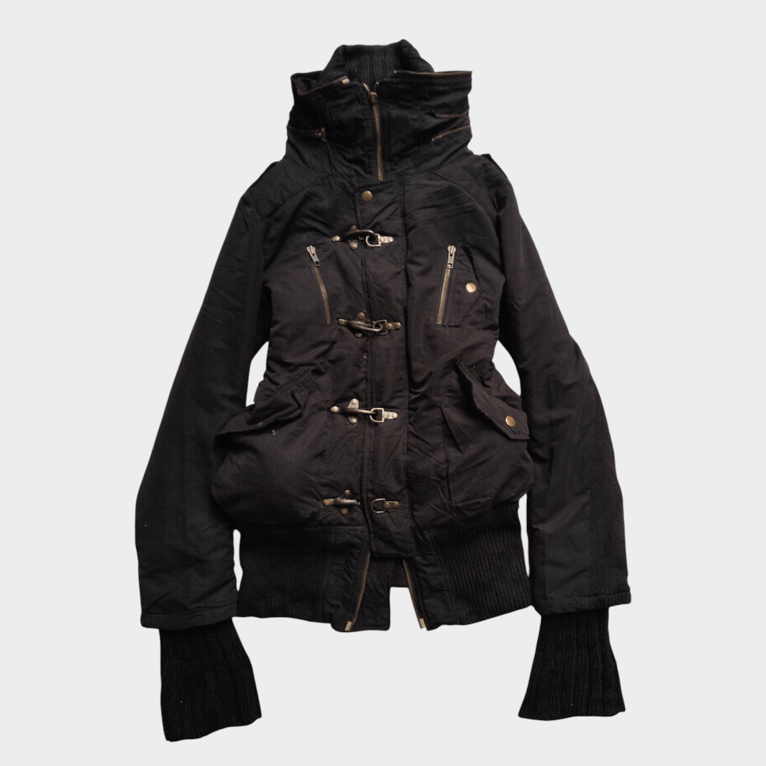 14th Addiction Y2k Billabong vkei Style fur jacket Size US S / EU 44-46 / 1 - 4 Thumbnail