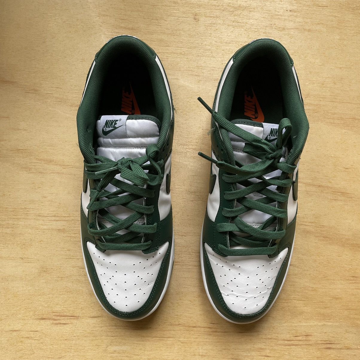 Nike Nike Dunk Low 'Michigan State' Size US 11 / EU 44 - 6 Thumbnail