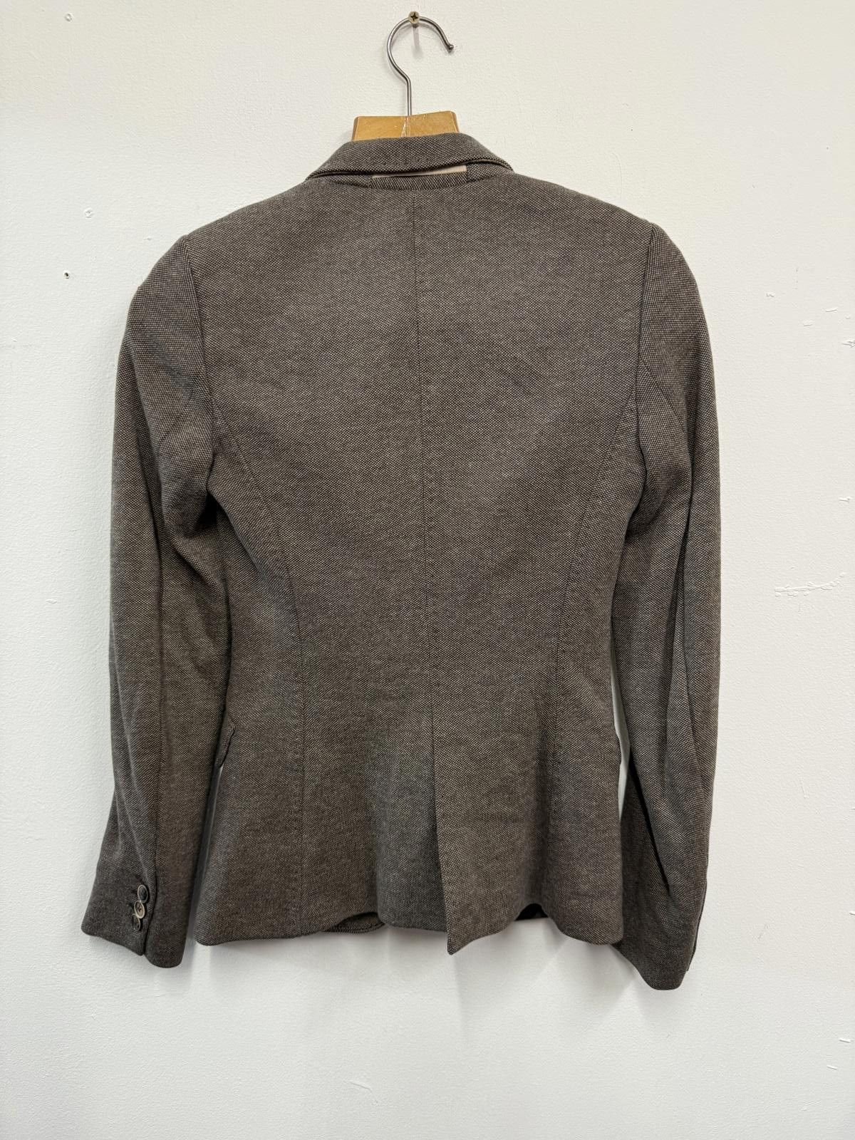 Massimo Dutti Massimo Dutti Brown Wool Blend Blazer Jacket EUR 34 / USA 2 Size M / US 6-8 / IT 42-44 - 5 Thumbnail
