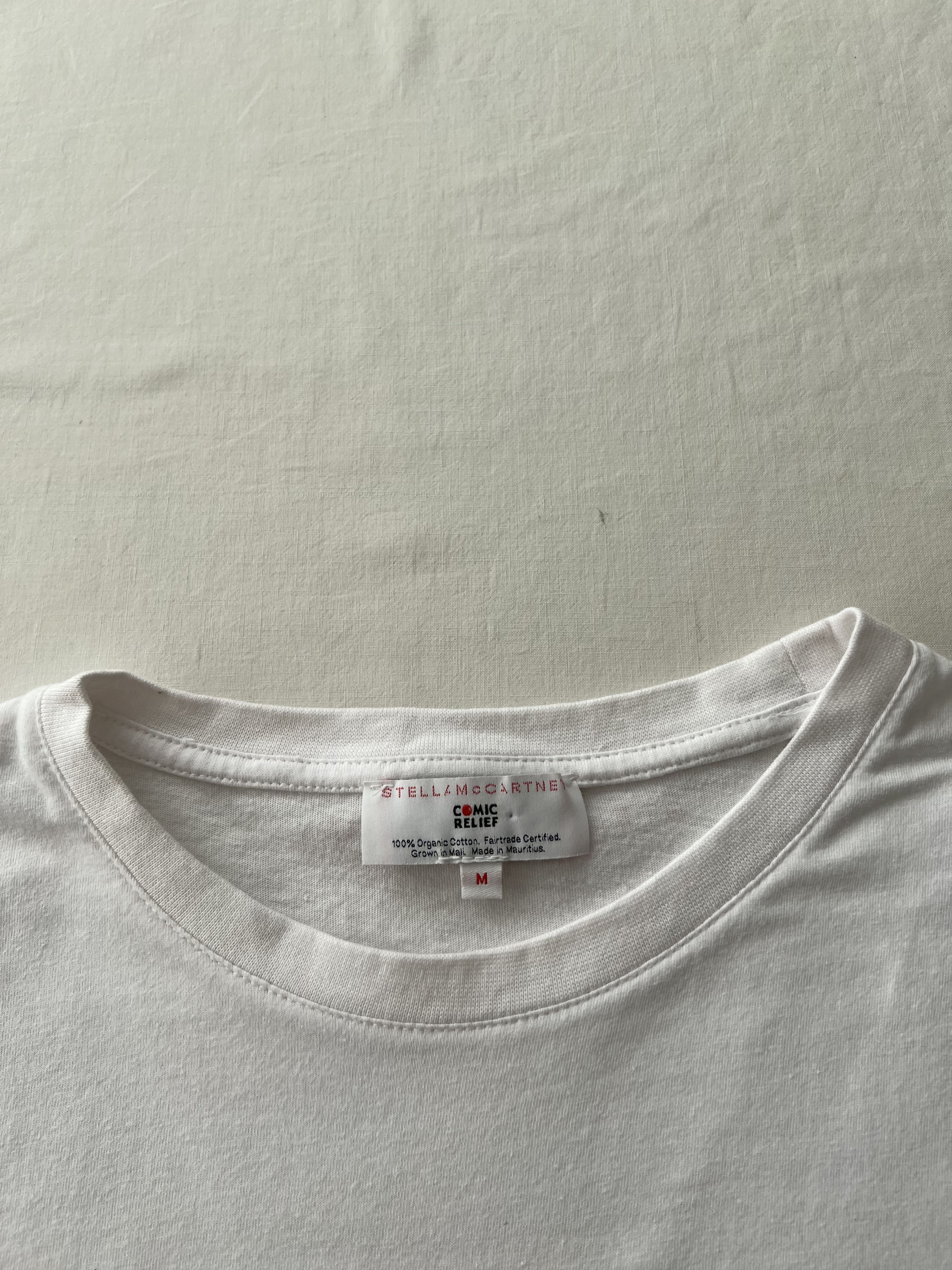 Stella McCartney Stella McCartney Comic Relief Red Nose Day White T-shirt Size US M / EU 48-50 / 2 - 11 Thumbnail