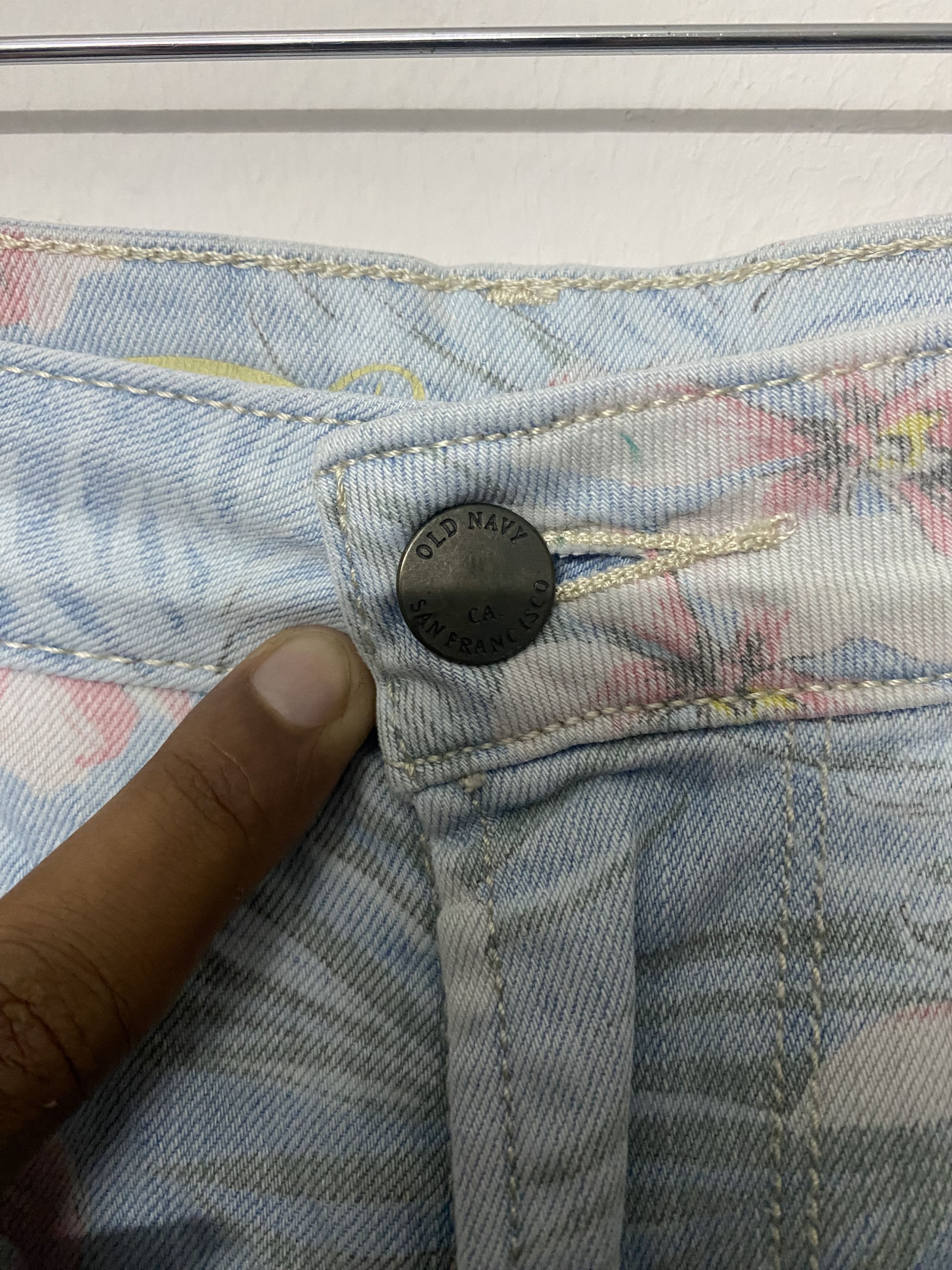 Old Navy Vintage Old Navy Rooke Star Floral Jeans Size 38" / US 16 / IT 52 - 8 Thumbnail