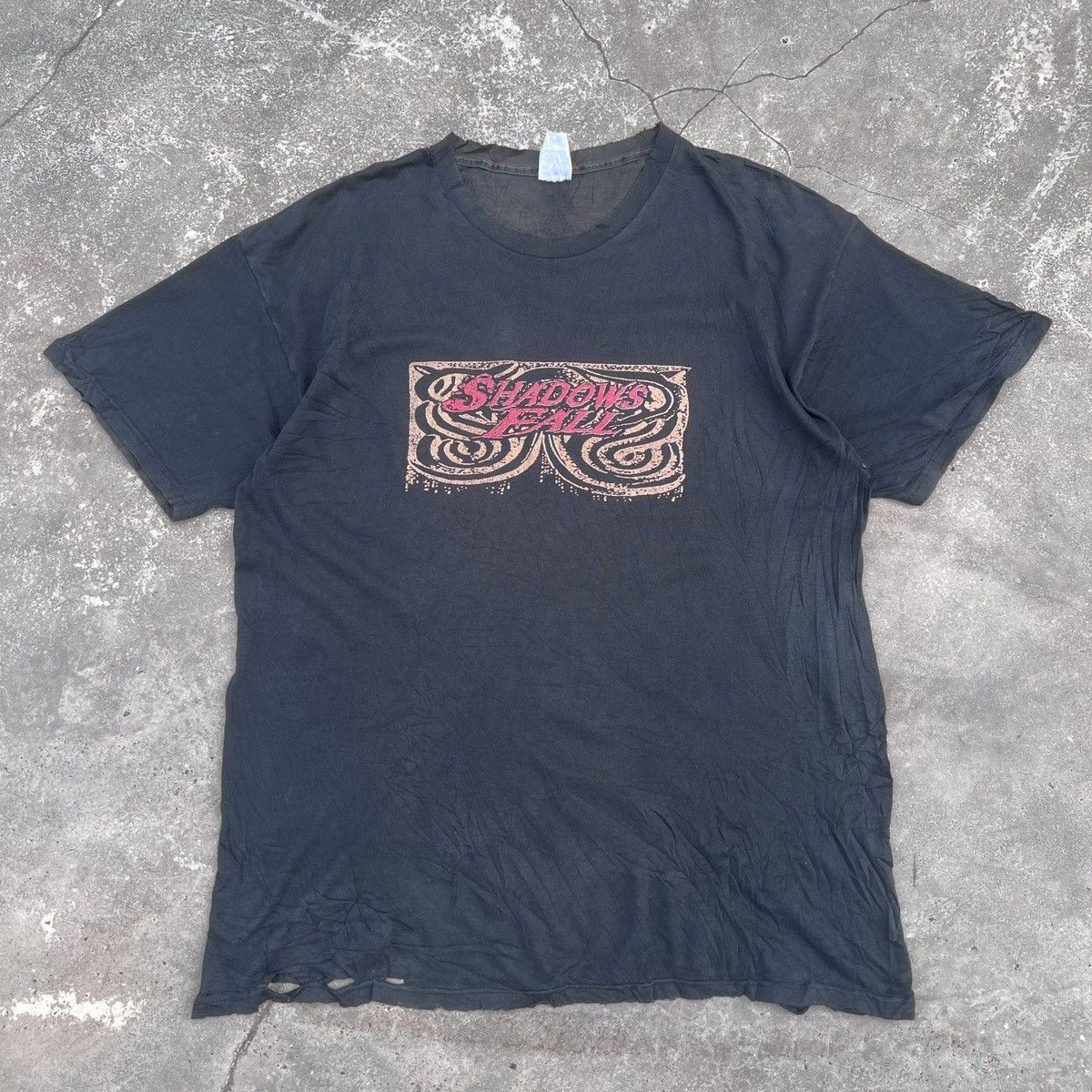 Band Tees Vintage 90's Rock Heavy Metal Band Tee Distress Size US XXL / EU 58 / 5 - 1 Thumbnail