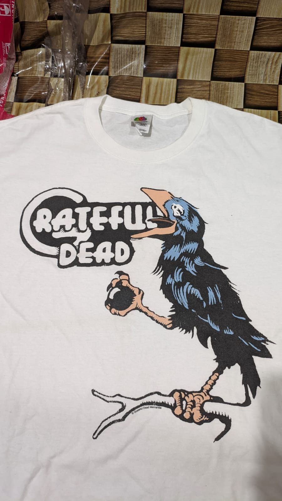 Band Tees Vintage Grateful Dead Crow Bomb Rare Art 2004 Size US L / EU 52-54 / 3 - 4 Thumbnail