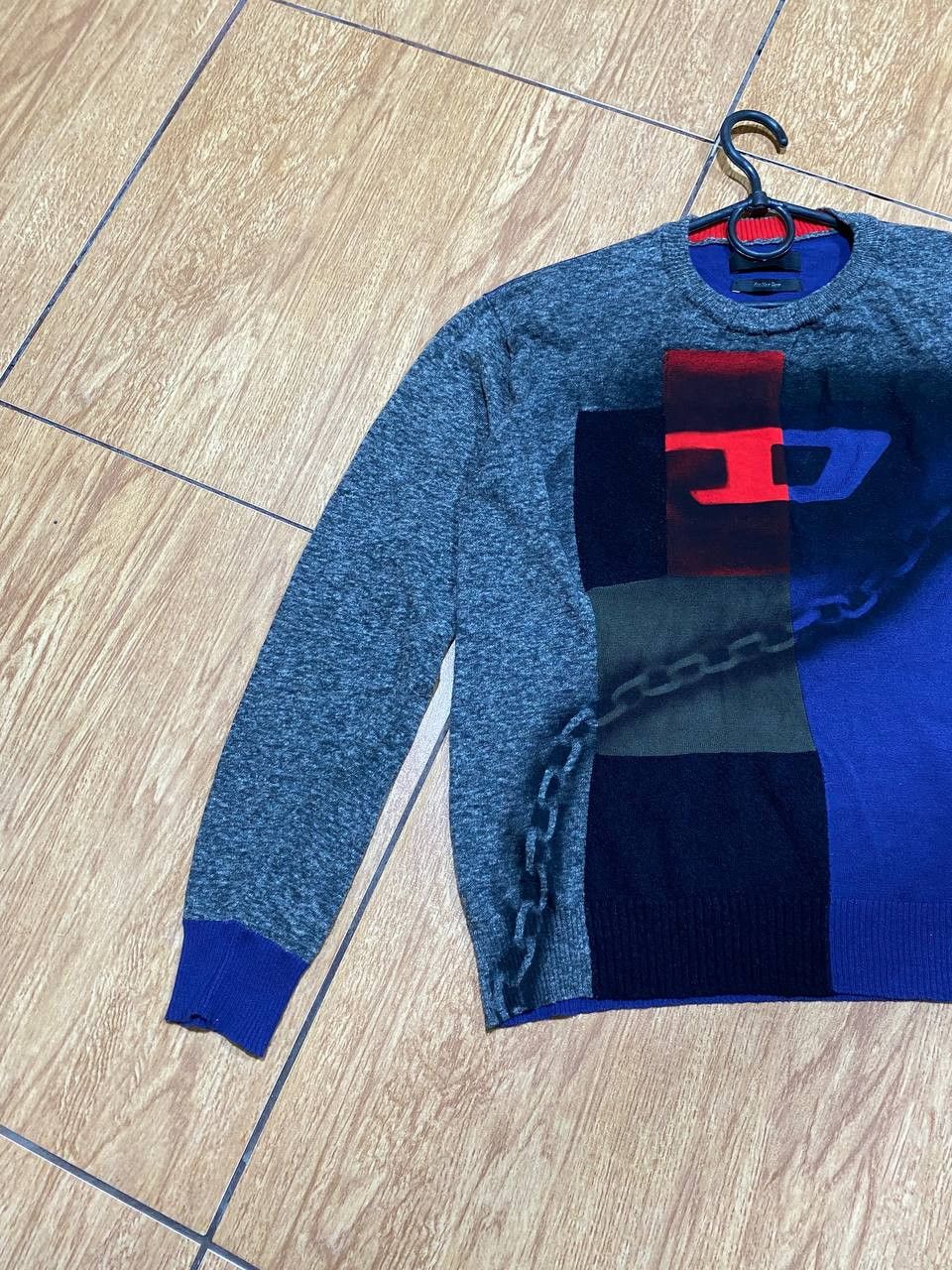 Diesel Streetwear Sweatshirt big print DIESEL Y2K Vintage Size US M / EU 48-50 / 2 - 9 Thumbnail