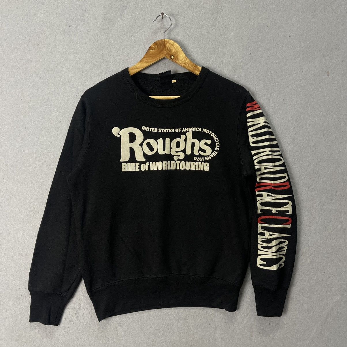 Vintage 2000s Roughs Motorcycle Graphic Sweatshirt Size US M / EU 48-50 / 2 - 1 Thumbnail