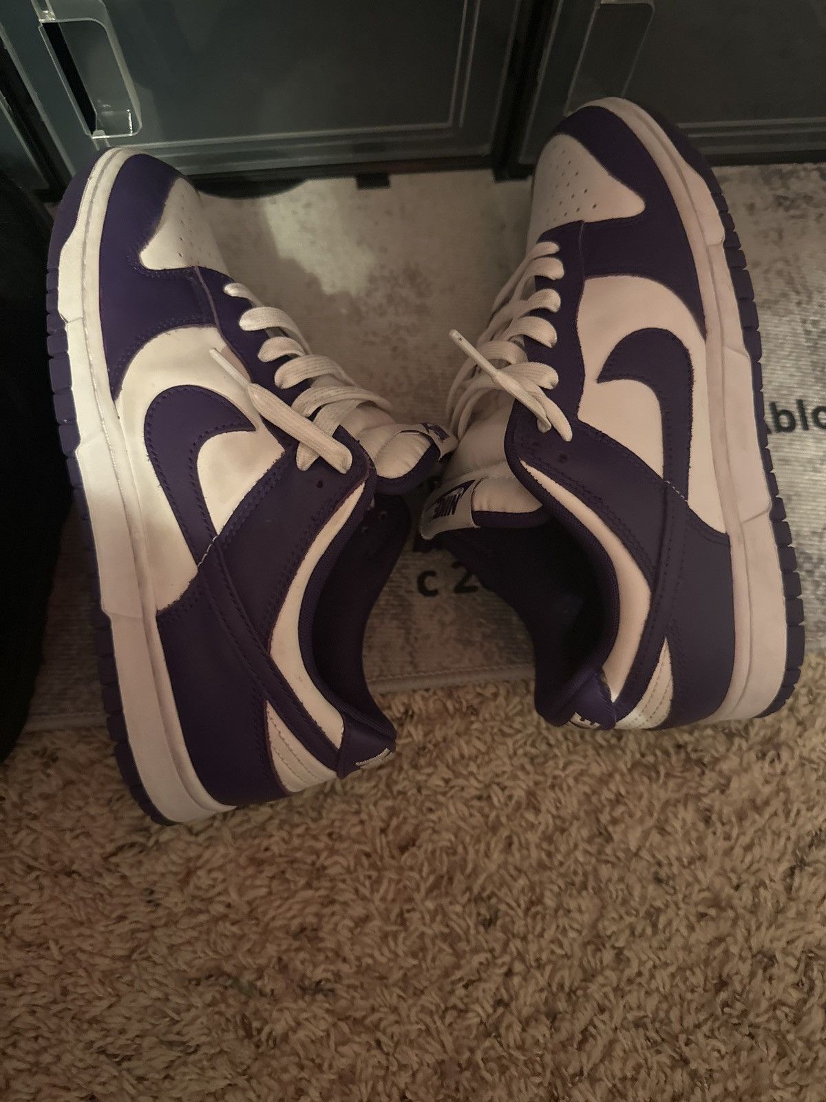 Nike dunk lows-champion purple Size US 8.5 / EU 41-42 - 2 Thumbnail