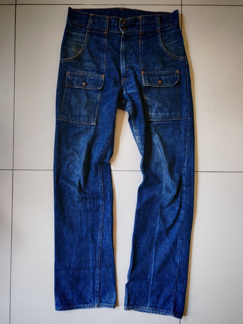 Levi's Vintage 70s Levi’s Bush Pants Orange Tab Talon W31.5 Size US 31 - 1 Thumbnail