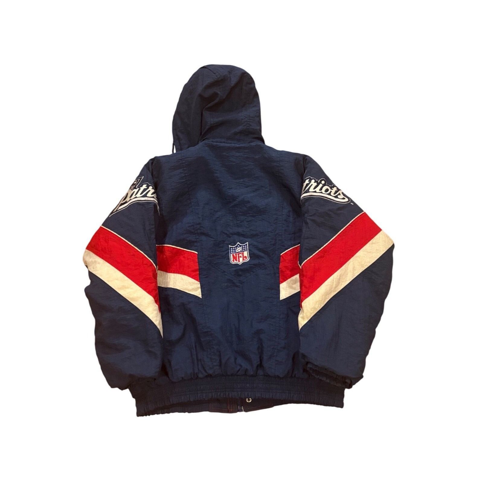 Starter Vtg 90s Starter New England Patriots Authentic Pro Line Hood Size US M / EU 48-50 / 2 - 2 Thumbnail