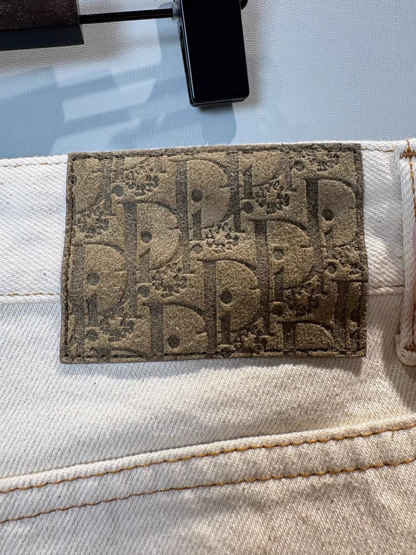 Dior DIOR x Denim Tears SS23 Embroidered Plaid Cargo Shorts K36 Size US 34 / EU 50 - 6 Thumbnail