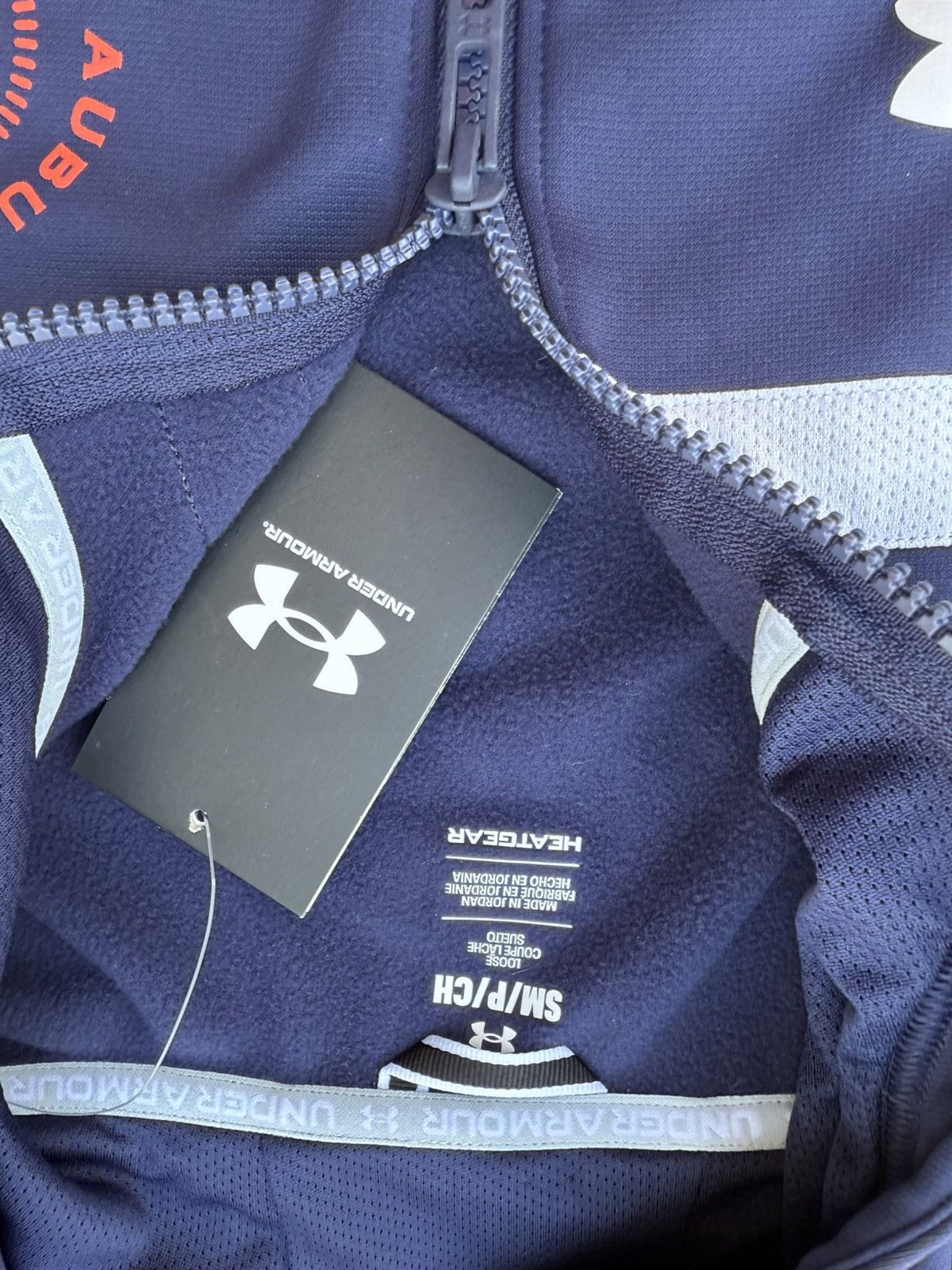 Under Armour Under Armour Navy Auburn Tigers Cropped Hoodie Sweatshirt Size S / US 4 / IT 40 - 8 Thumbnail