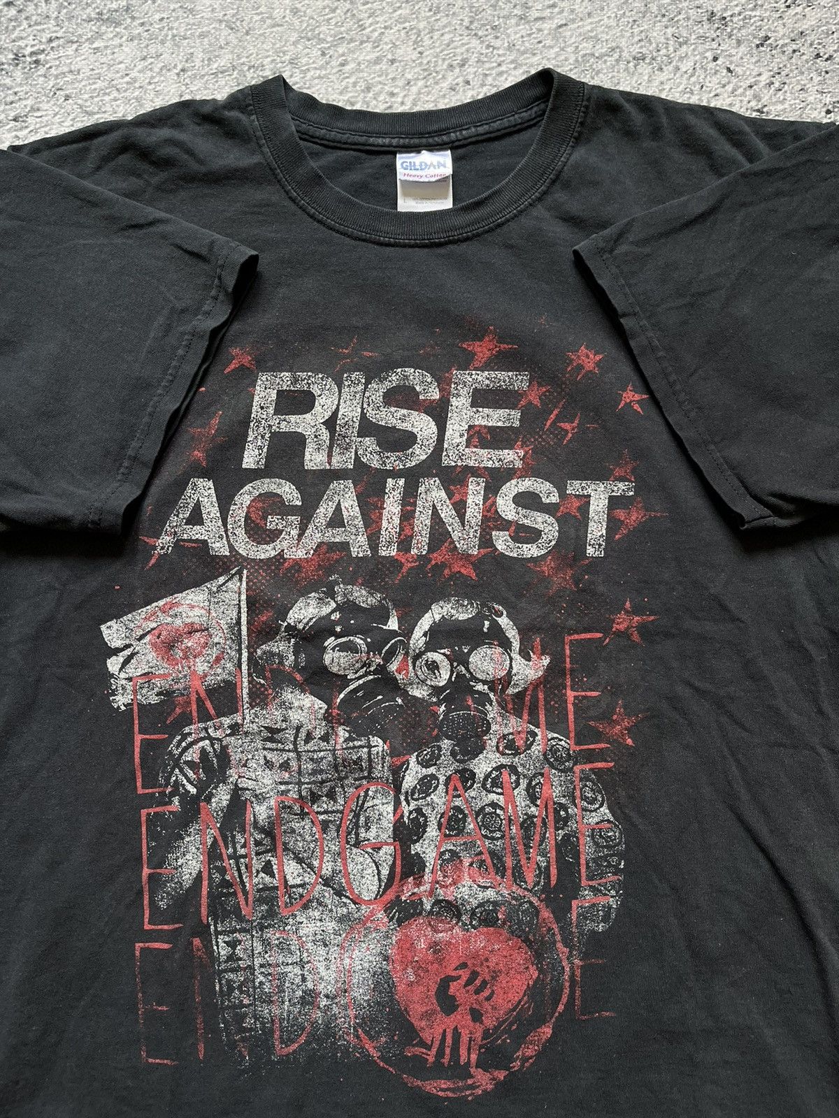 Band Tees × Vintage Rise Against Fall 2011 Europe Tour Vintage T-Shirt M Size Size US L / EU 52-54 / 3 - 1 Thumbnail