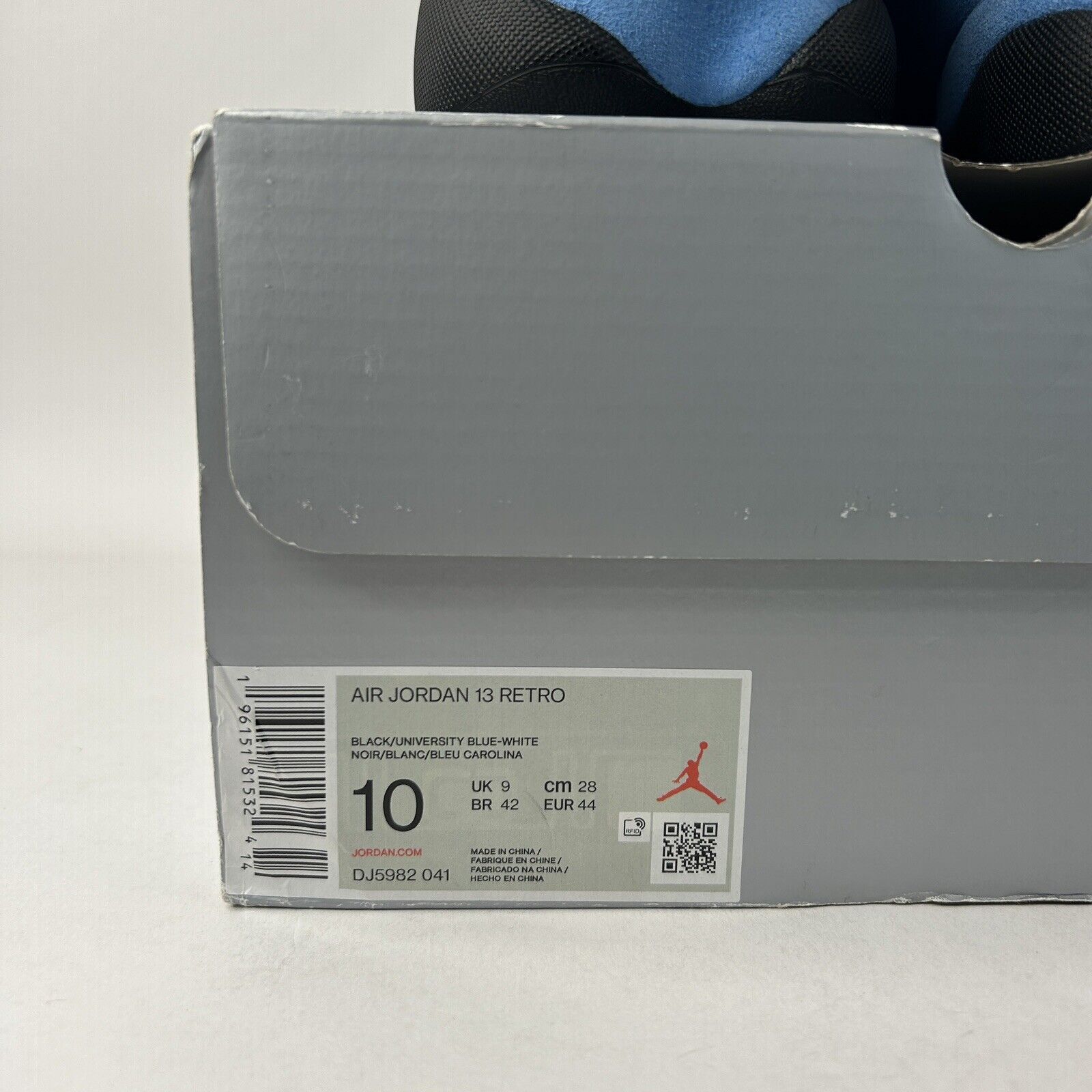 Nike Nike Air Jordan 13 Retro OG “Black University Blue/UNC” 2024 Size US 10 / EU 43 - 5 Thumbnail