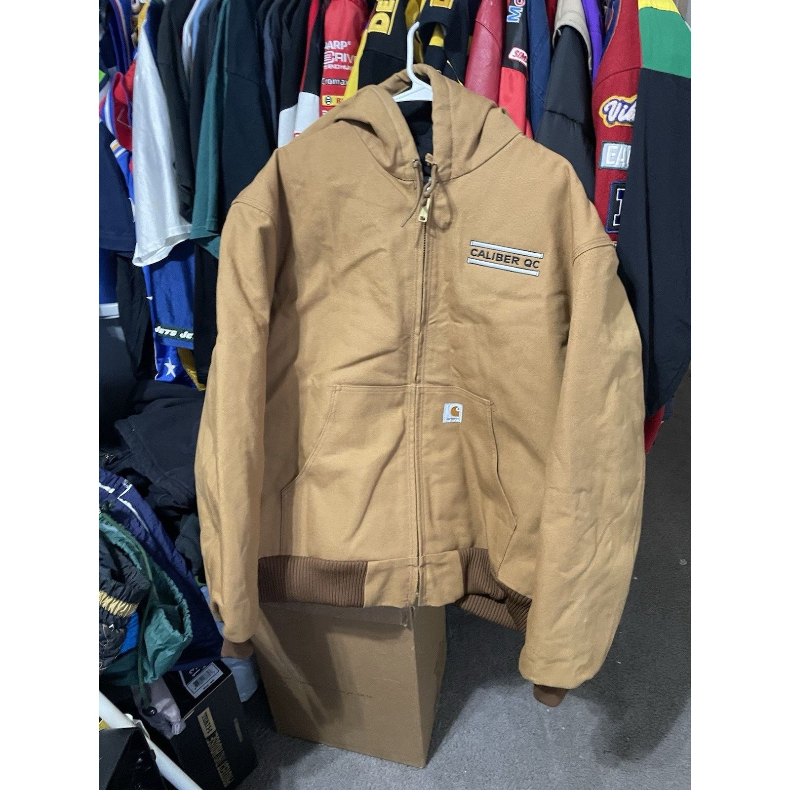 Carhartt Size XL- Carhartt Quilted Lined Canvas Work Tan Jacket Men Size US XL / EU 56 / 4 - 1 Thumbnail